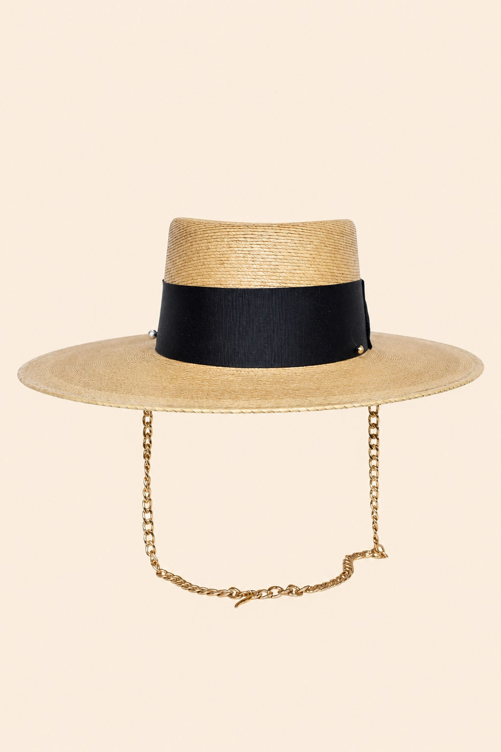 Reiko Straw Telescope Crown Hat