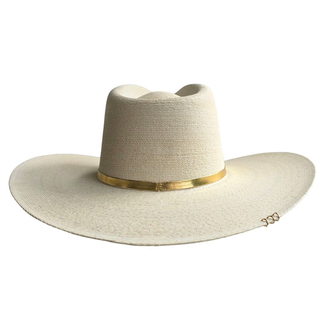 Sahara Straw Western Crown Hat
