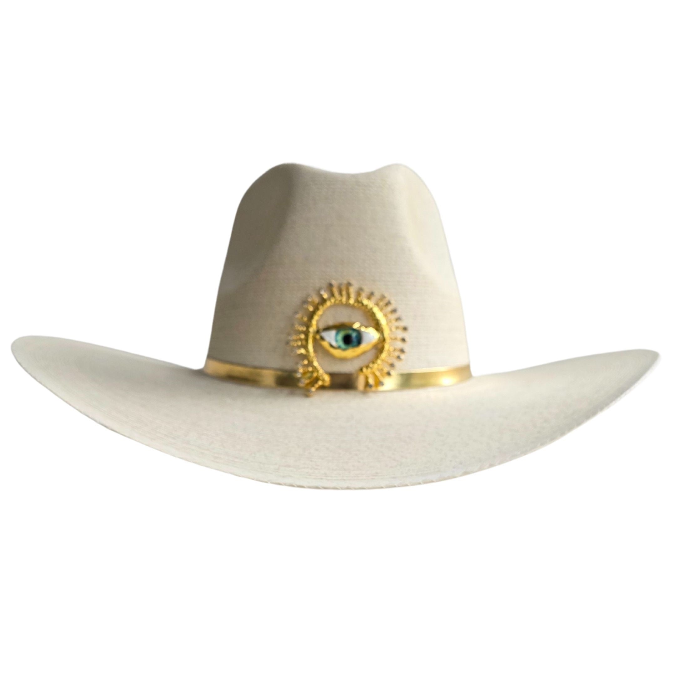 Sahara Straw Western Crown Hat