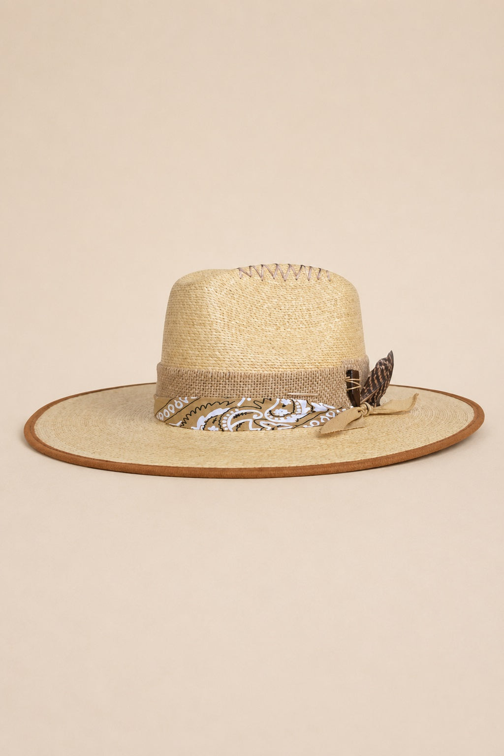 Steve Straw Western Crown Hat