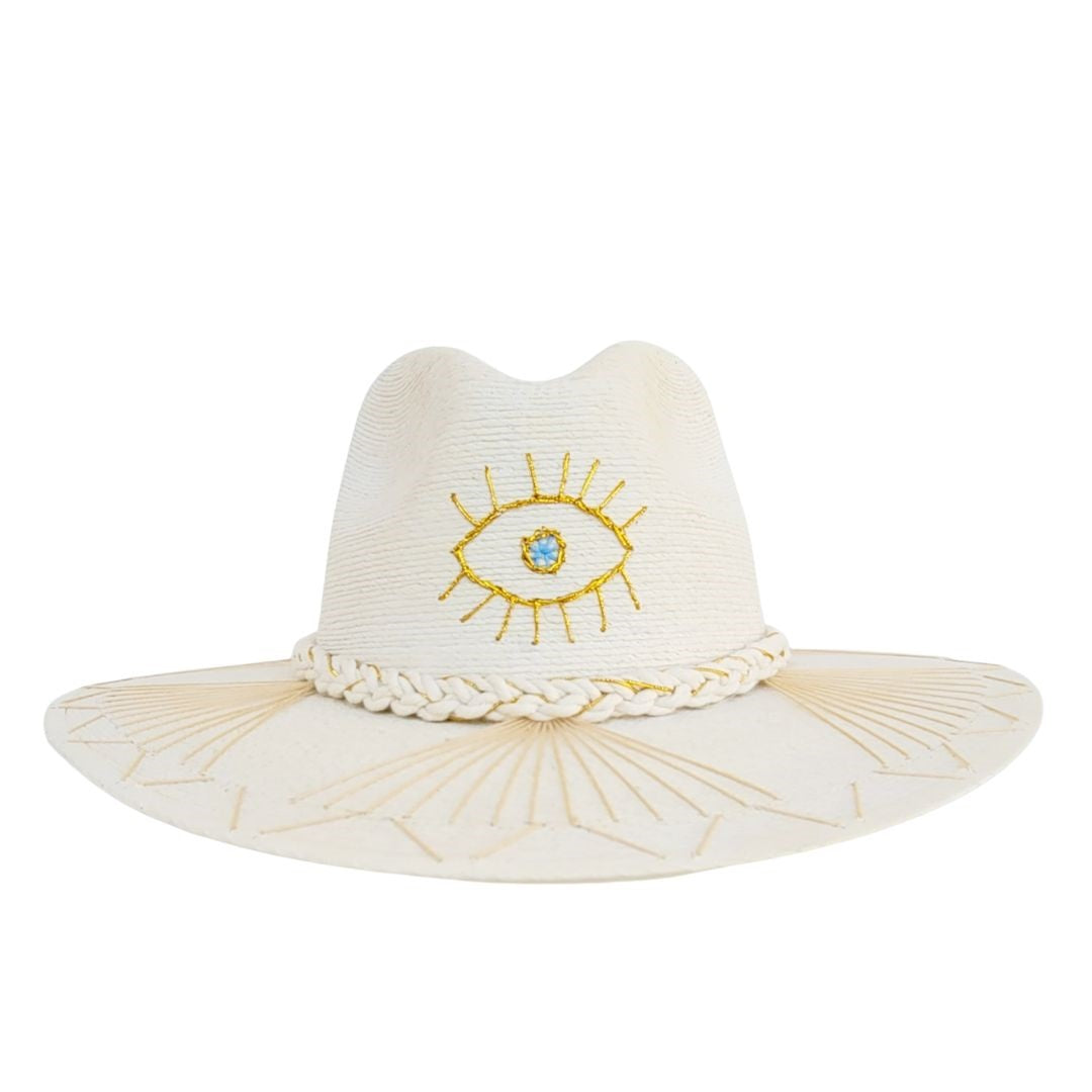 The Eye Straw Indiana Crown Hat