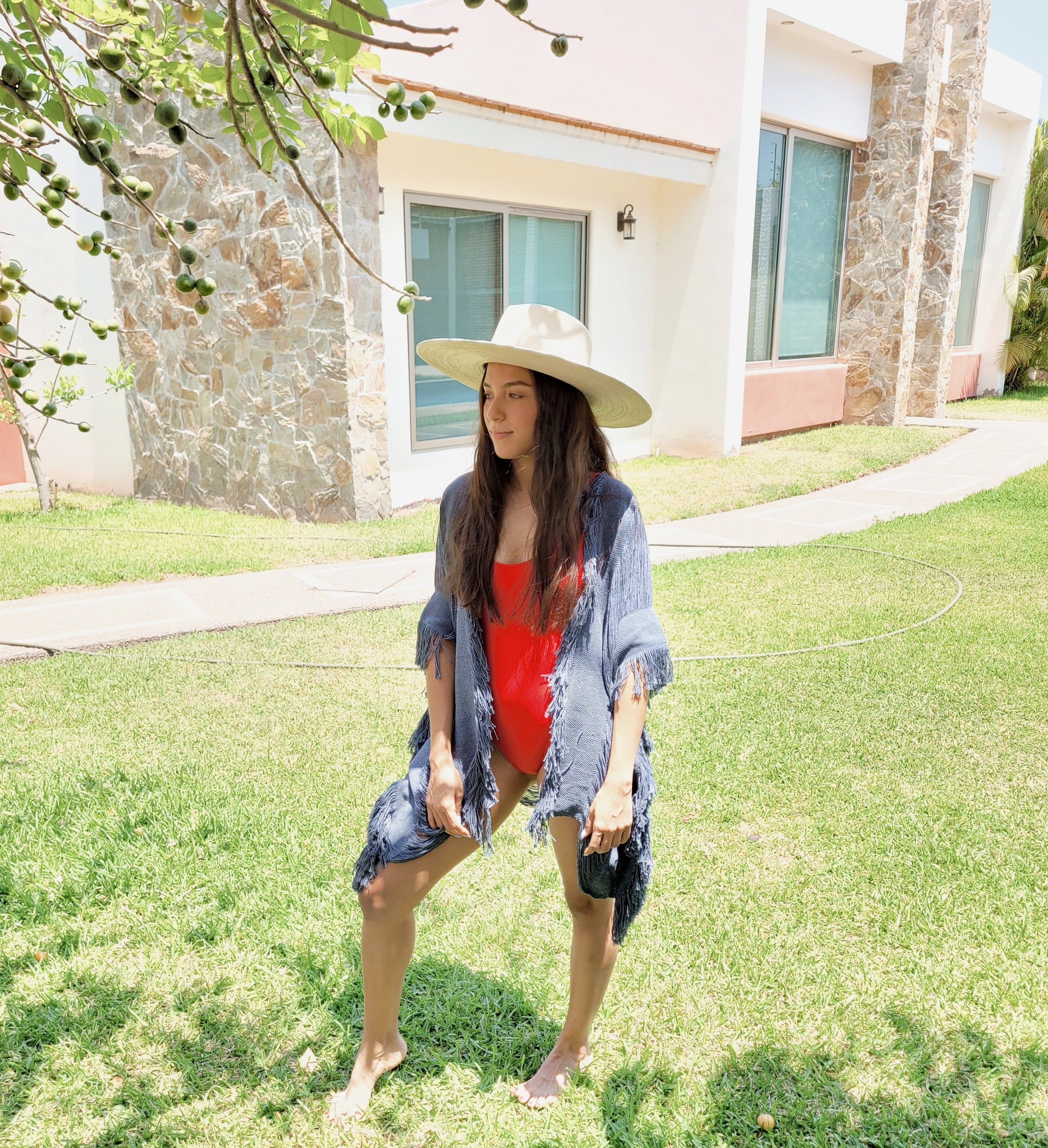 Macaria Straw Western Crown Hat