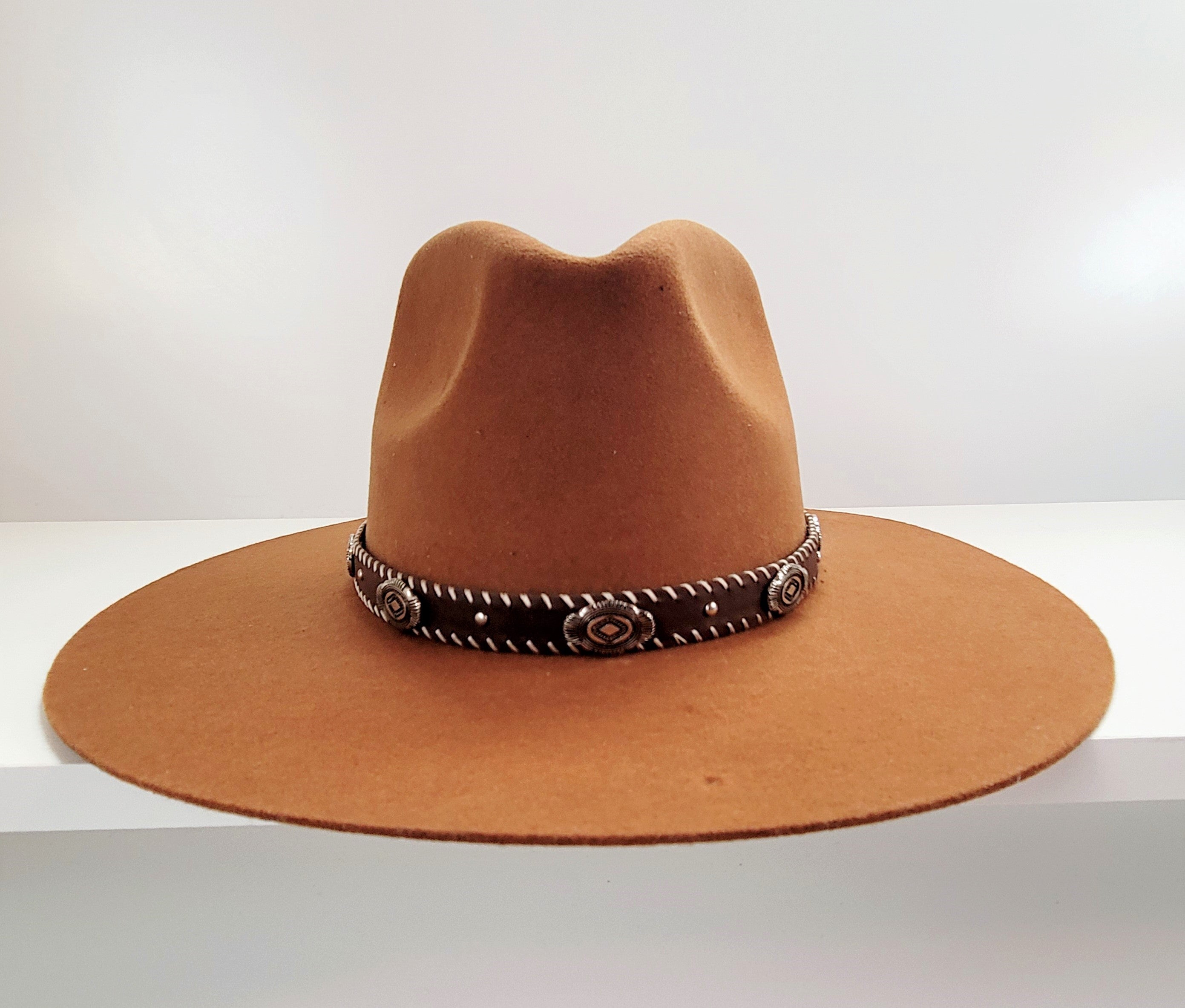 Ranch Style Leather Hat Band