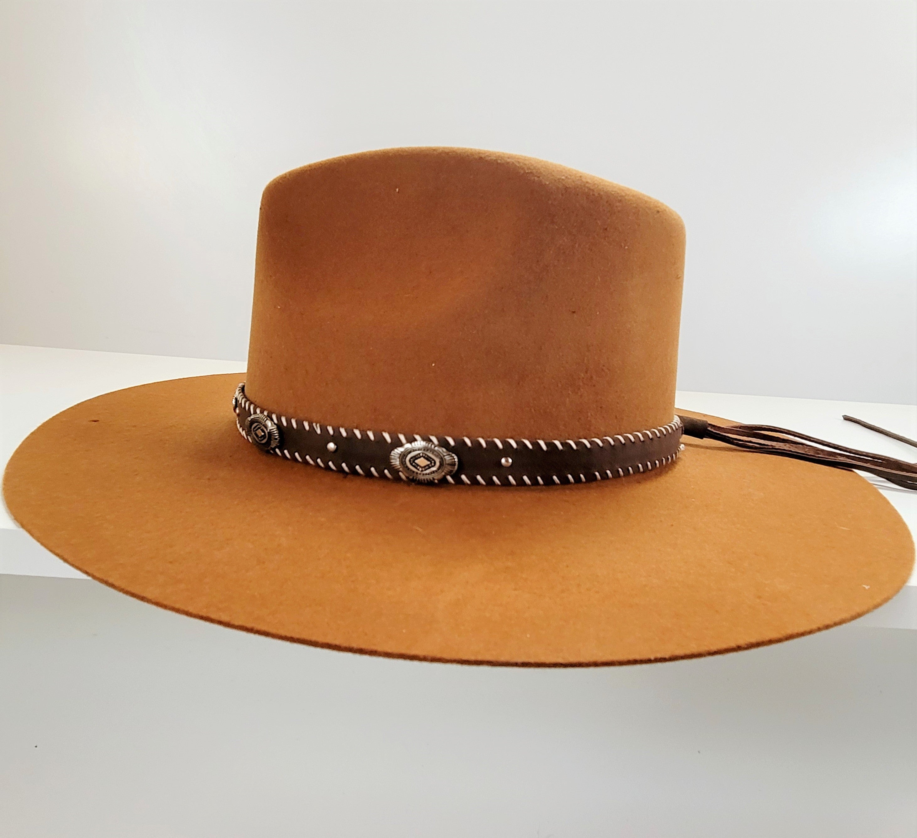 Ranch Style Leather Hat Band