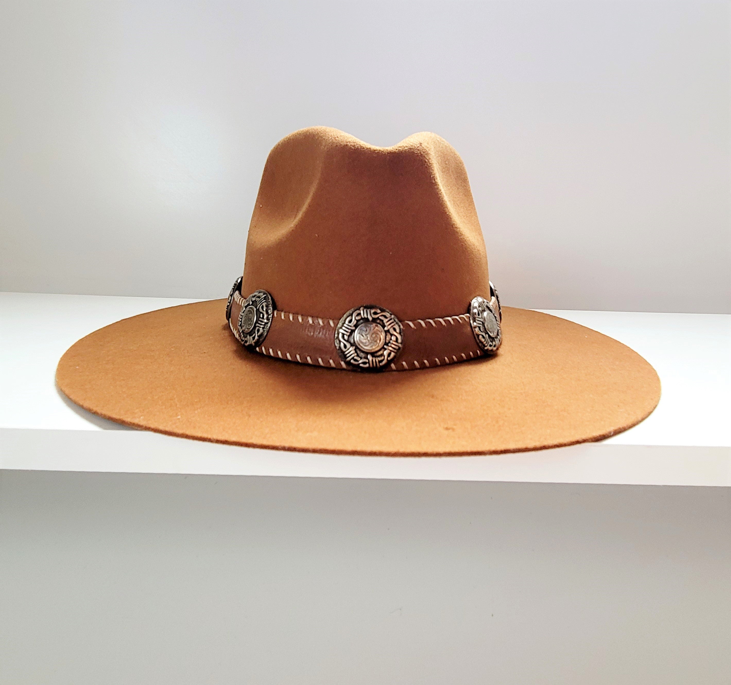 Cowboy Vegan Leather Hat Band