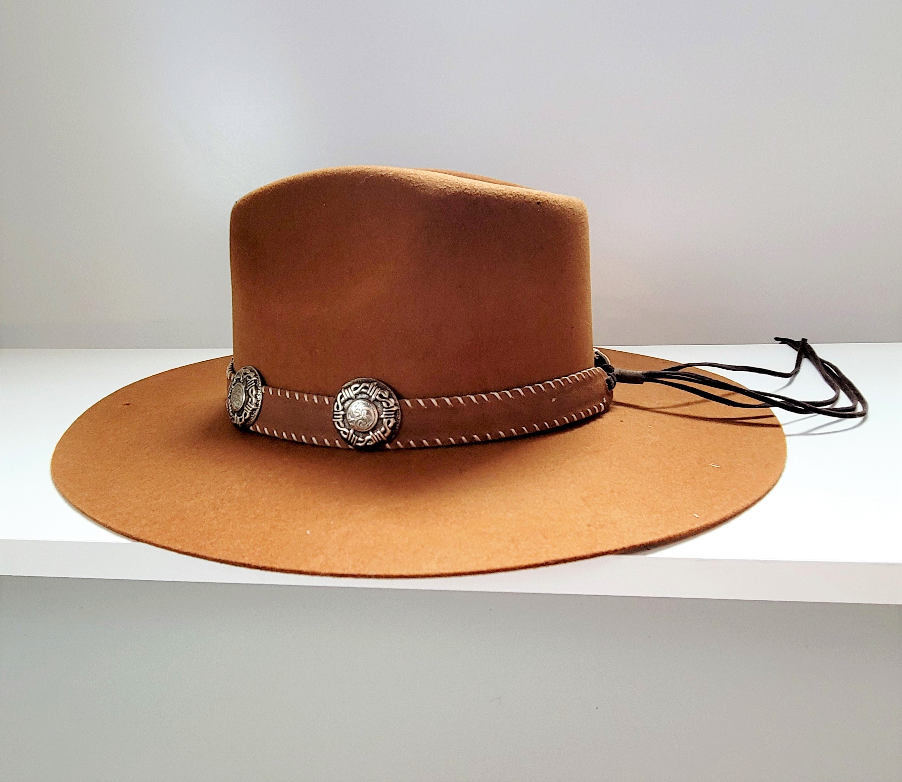 Cowboy Vegan Leather Hat Band
