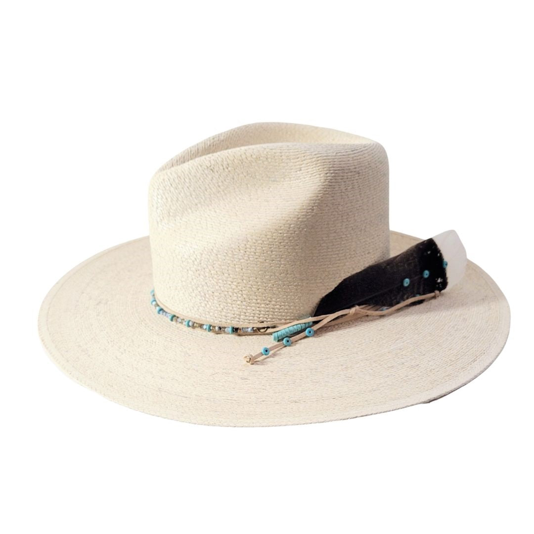 Layne Straw Western Pinch Crown Hat