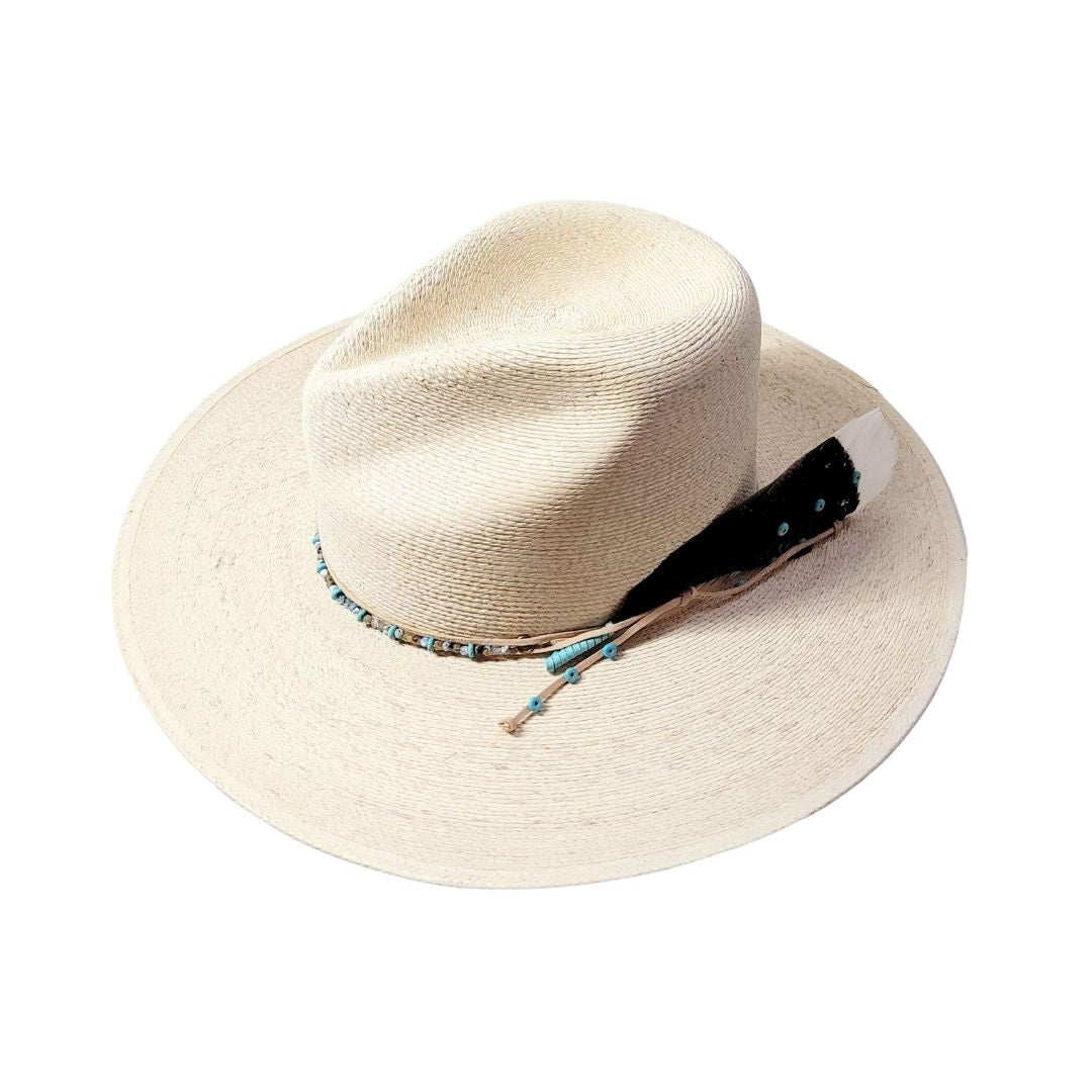 Layne Straw Western Pinch Crown Hat