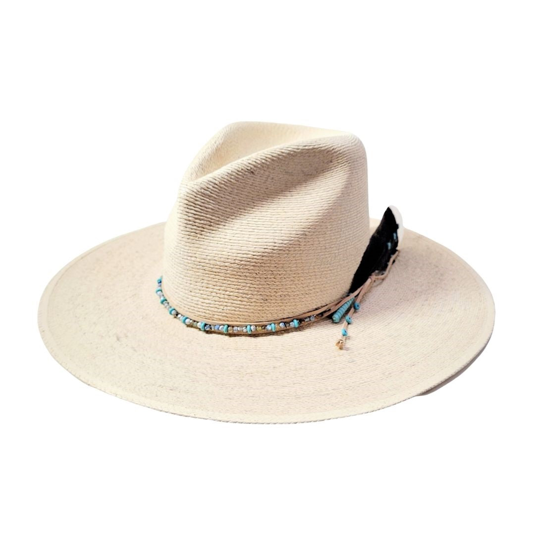 Layne Straw Western Pinch Crown Hat