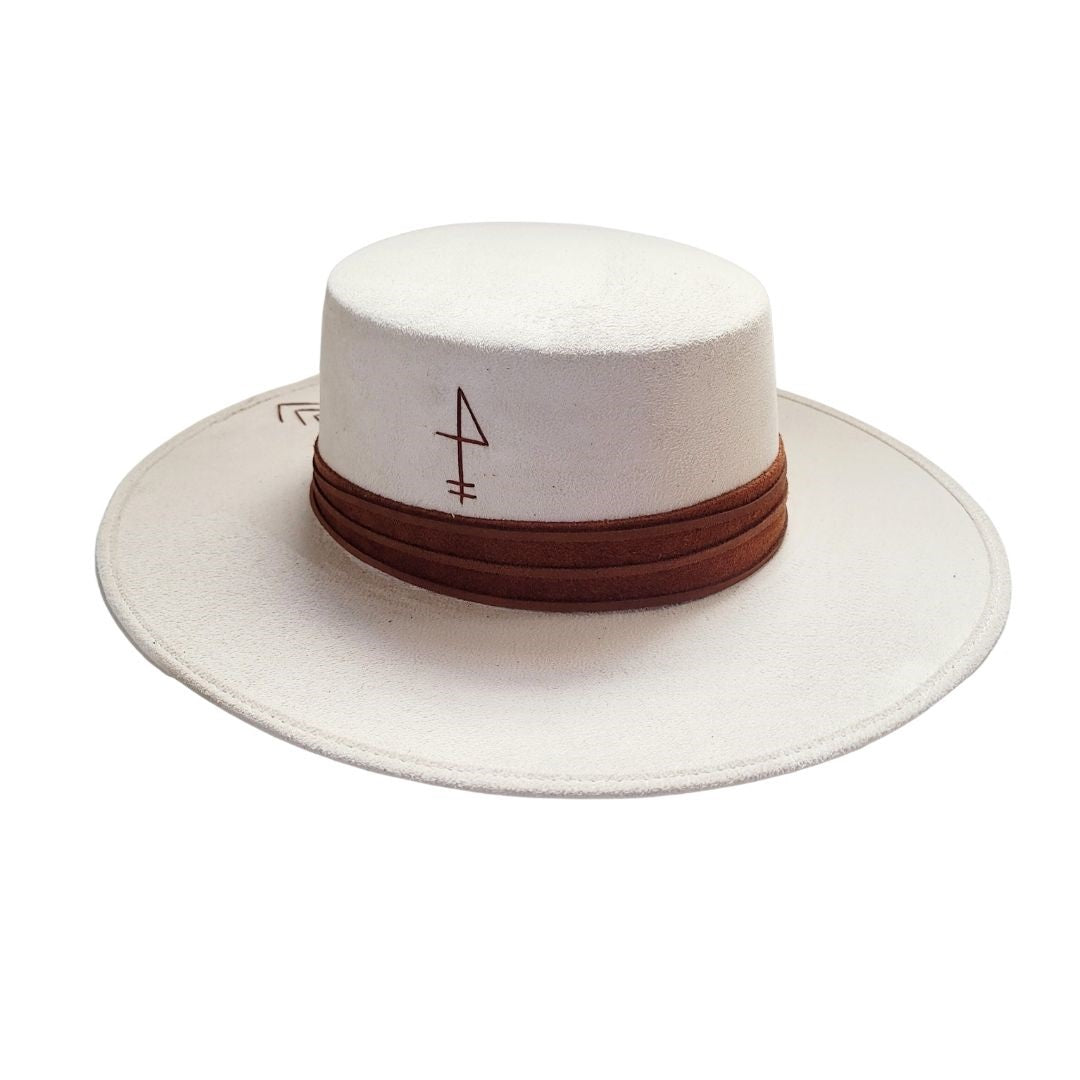 Tasha Boater Crown Hat