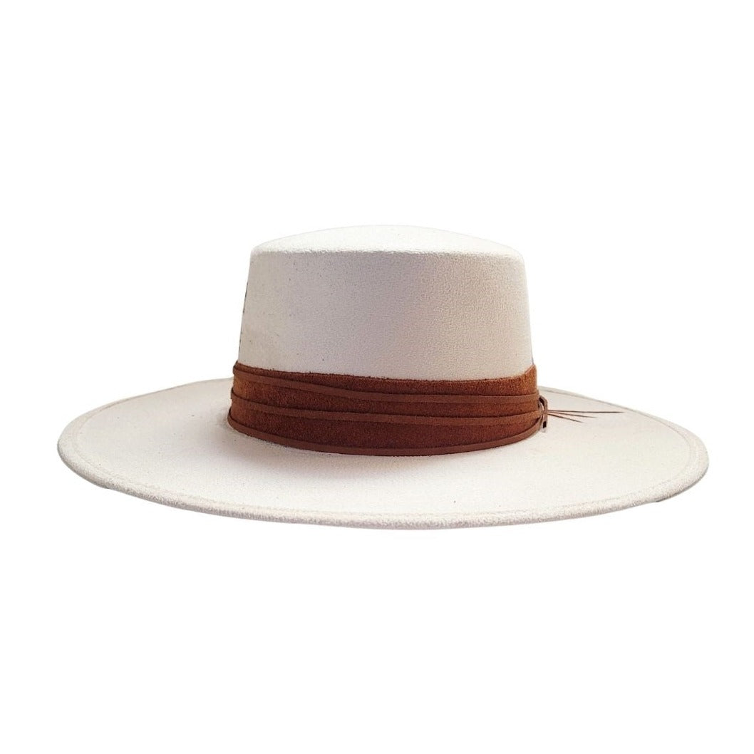 Tasha Boater Crown Hat