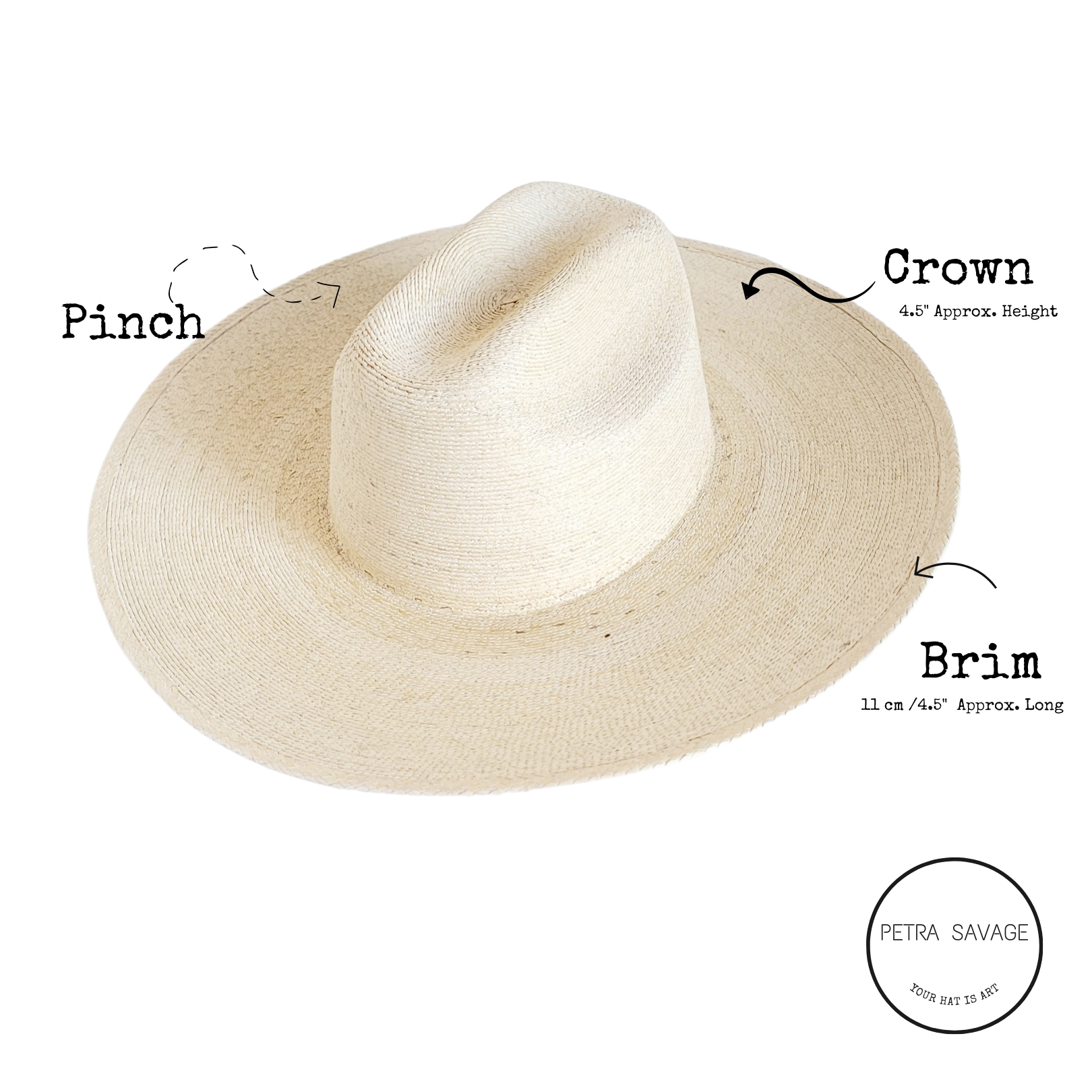 Kerry Straw Truman Crown Hat