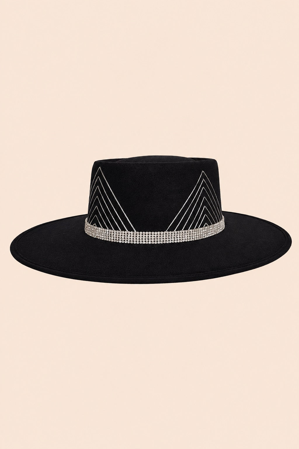 Ainslie Telescope Crown Hat - Black