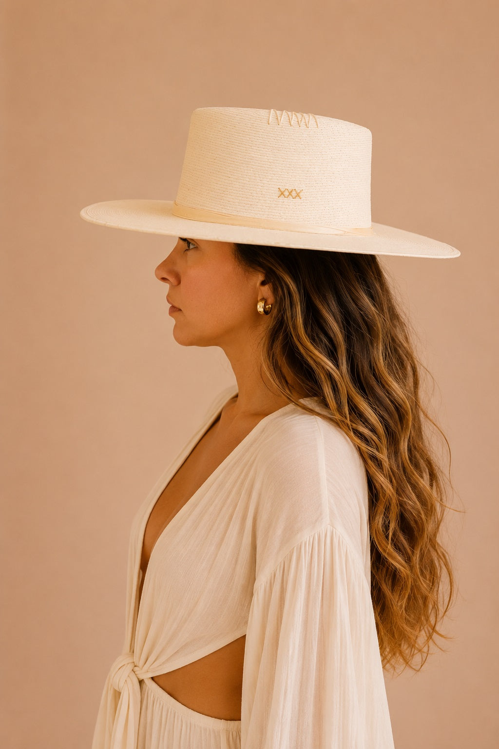 Alegra Straw Telescope Crown Hat
