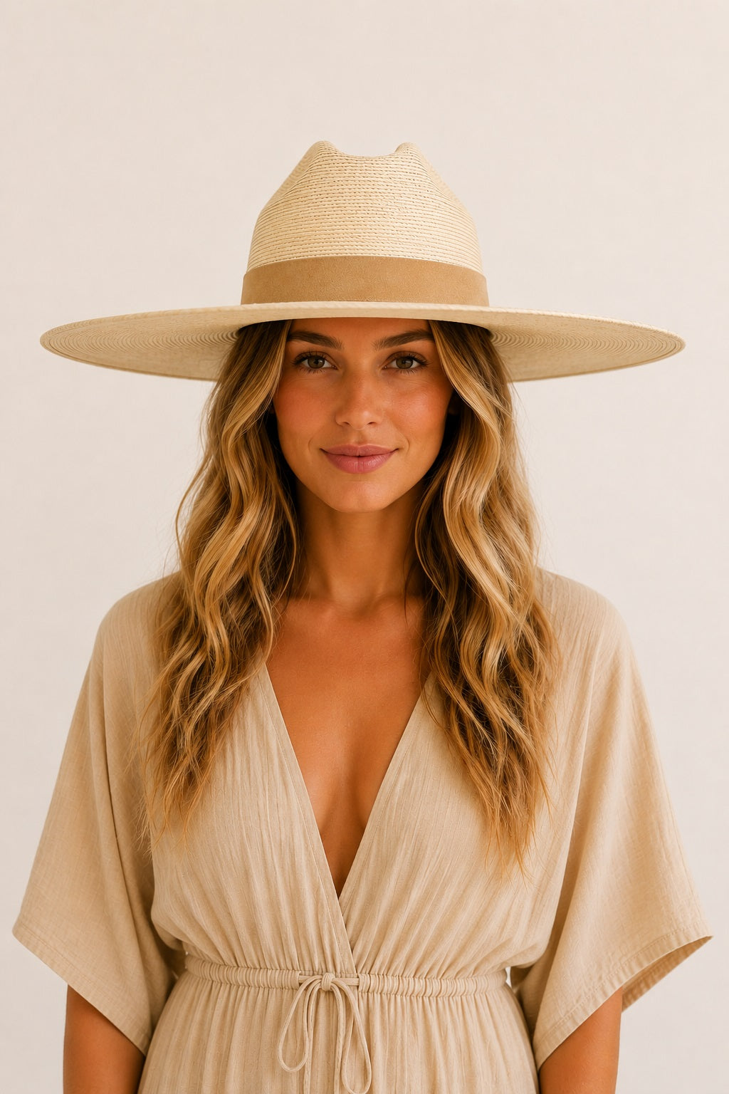 Atrani Straw Truman Crown Hat