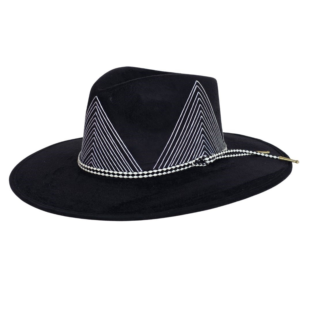 Birch Rancher Crown Hat - Black