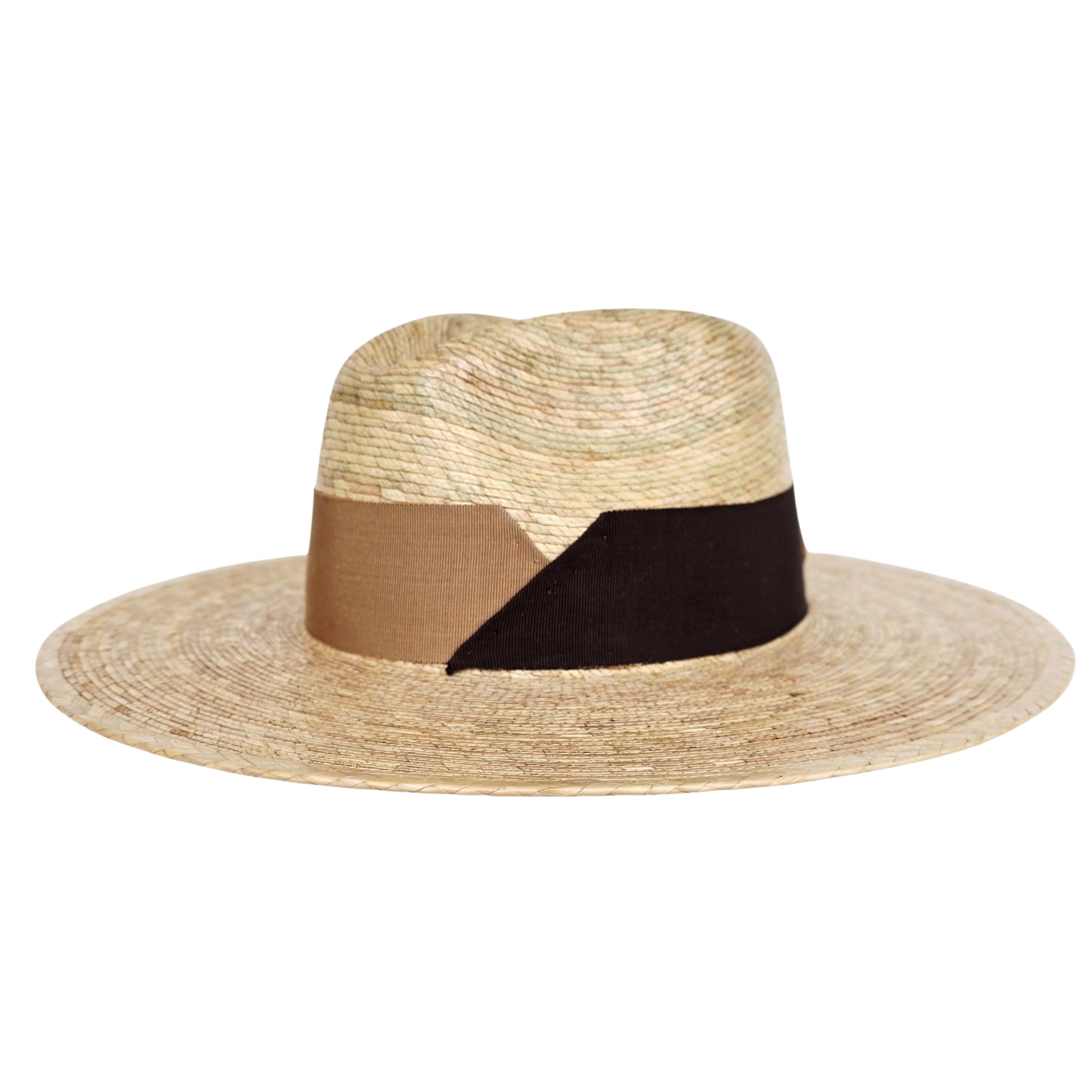 Cacia Straw Explorer Crown Hat