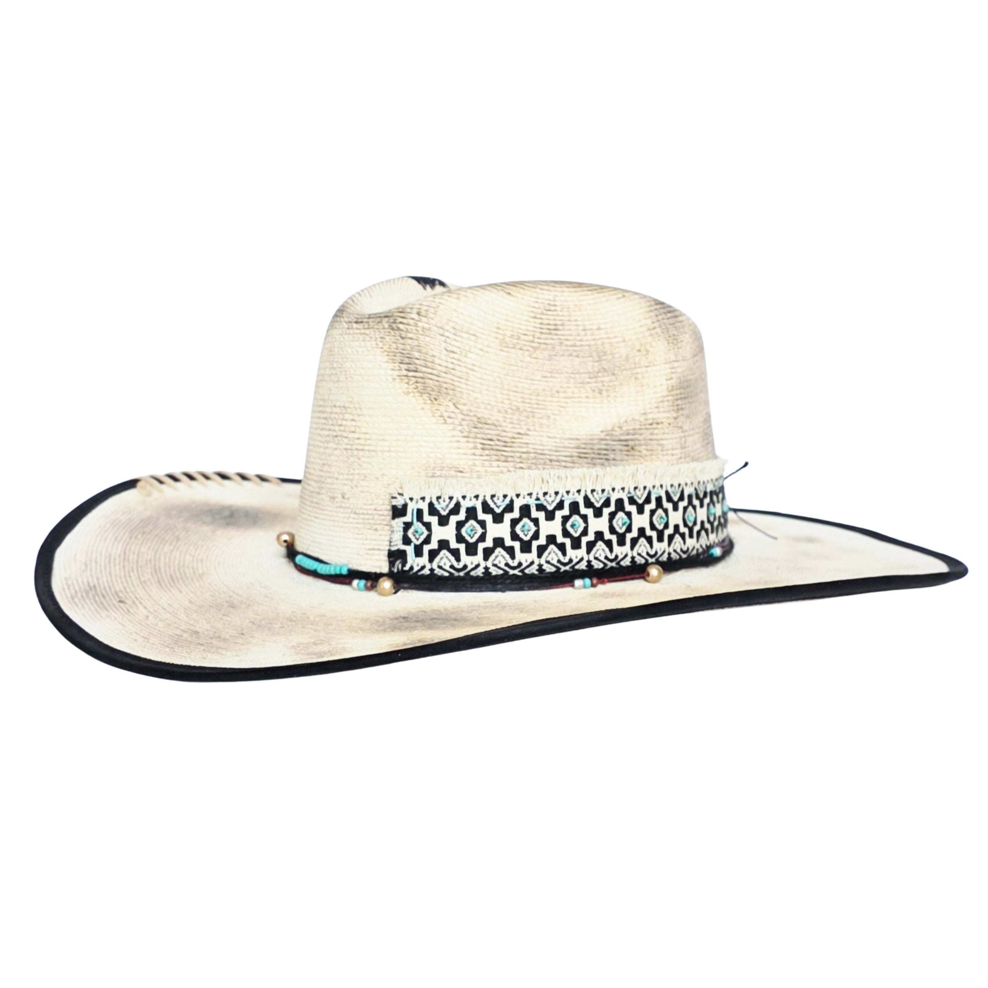 Callista Straw Western Crown Hat