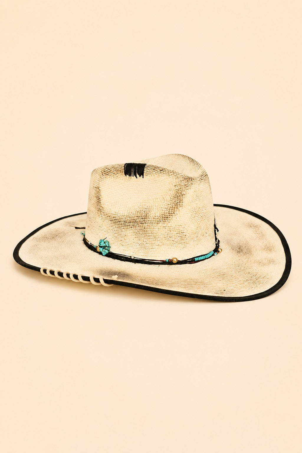 Callista Straw Western Crown Hat