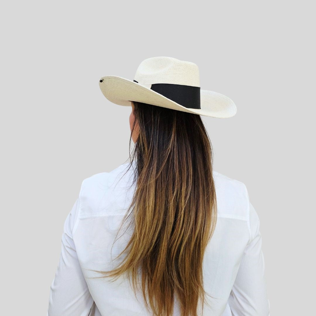 Caspian Straw Cowboy Crown Hat