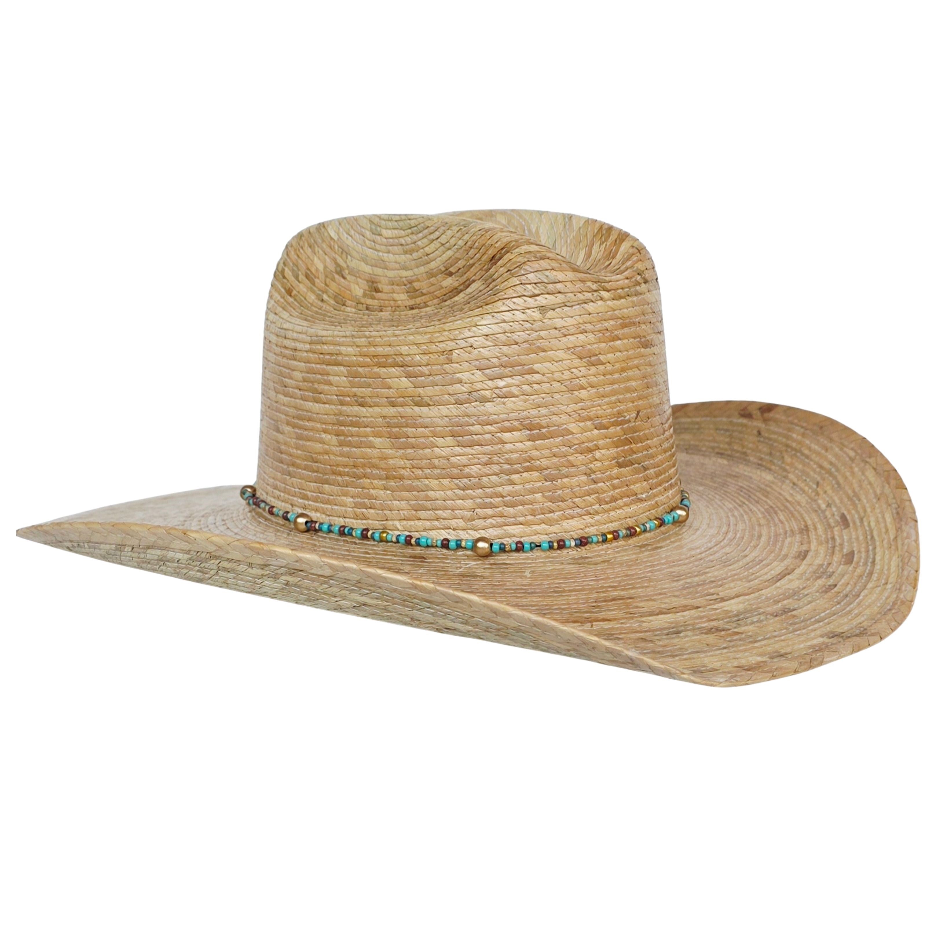 Chara Straw Western Crown Hat