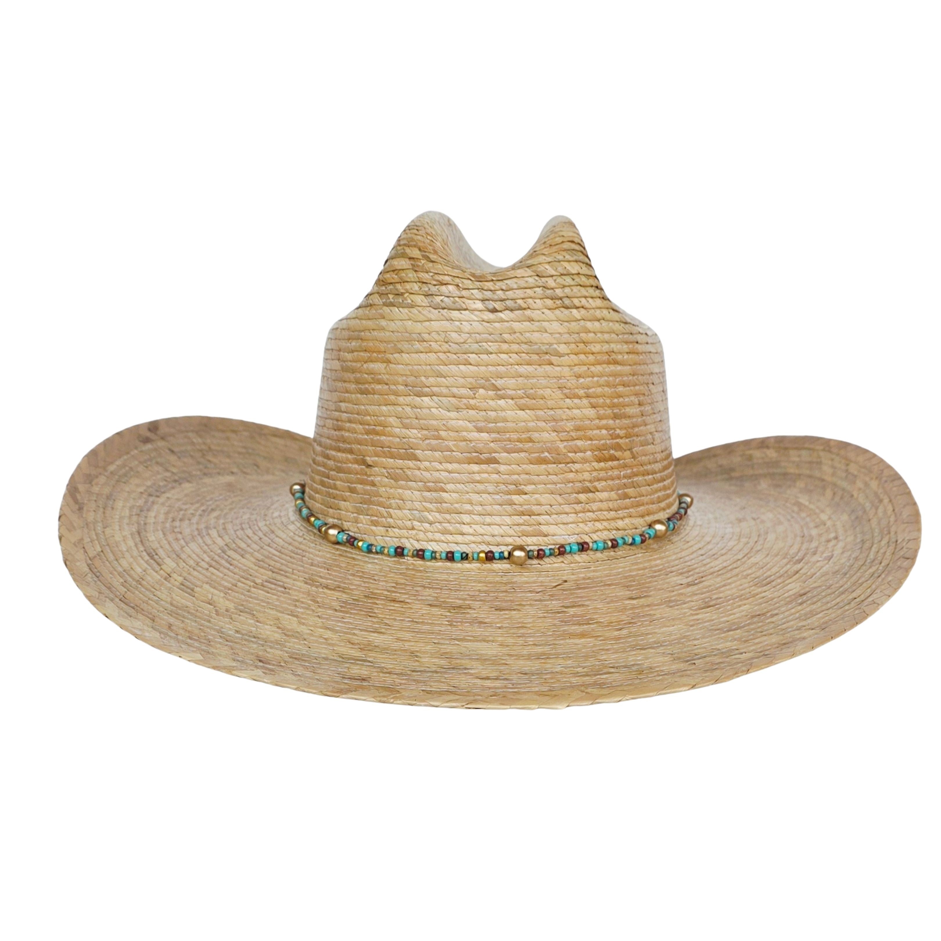 Chara Straw Western Crown Hat