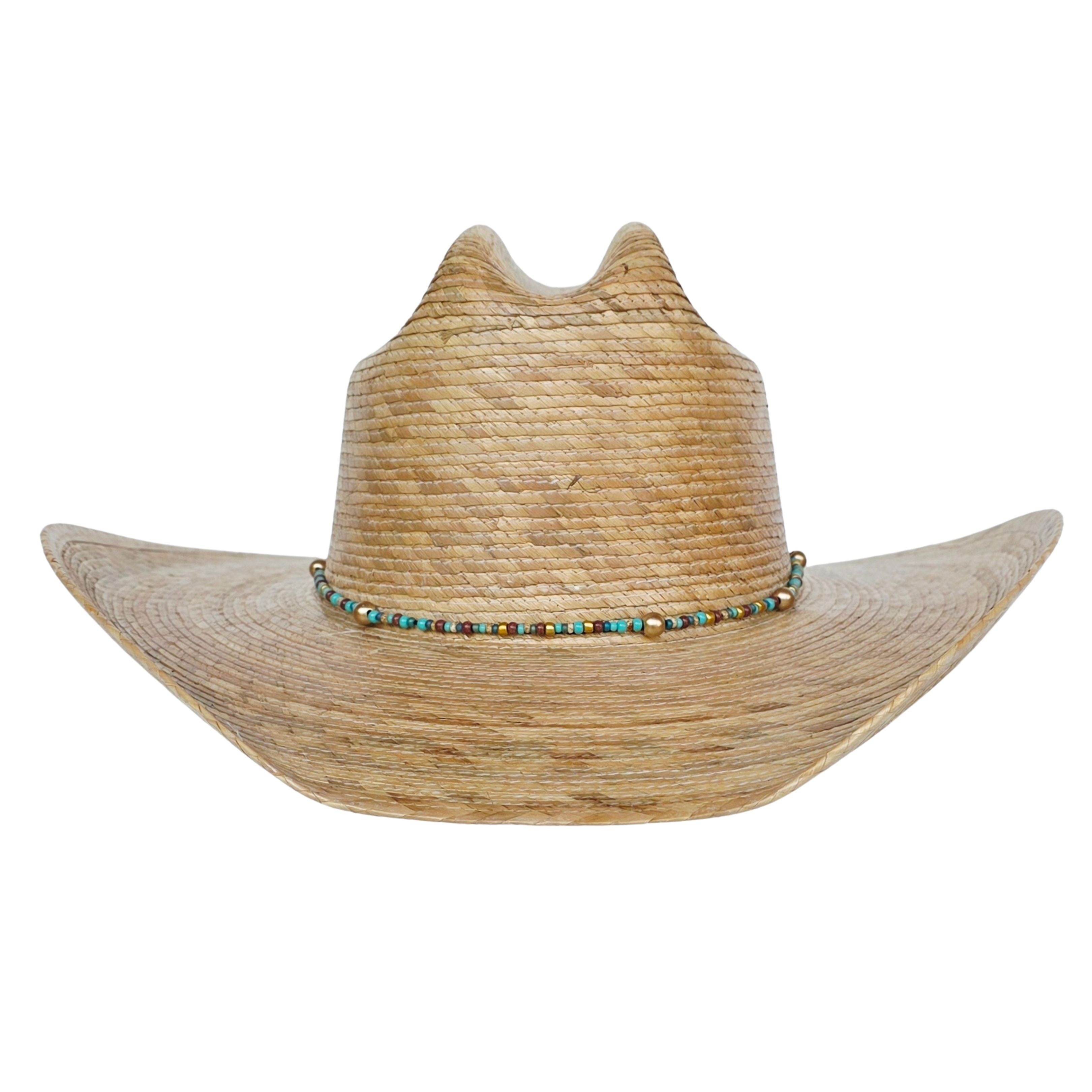 Chara Straw Western Crown Hat