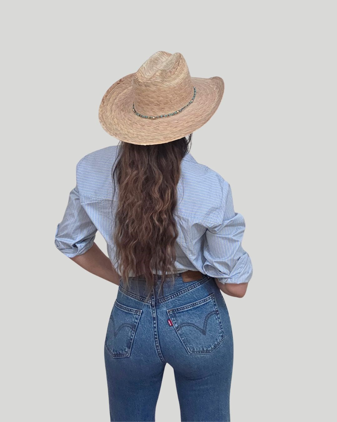 Chara Straw Western Crown Hat