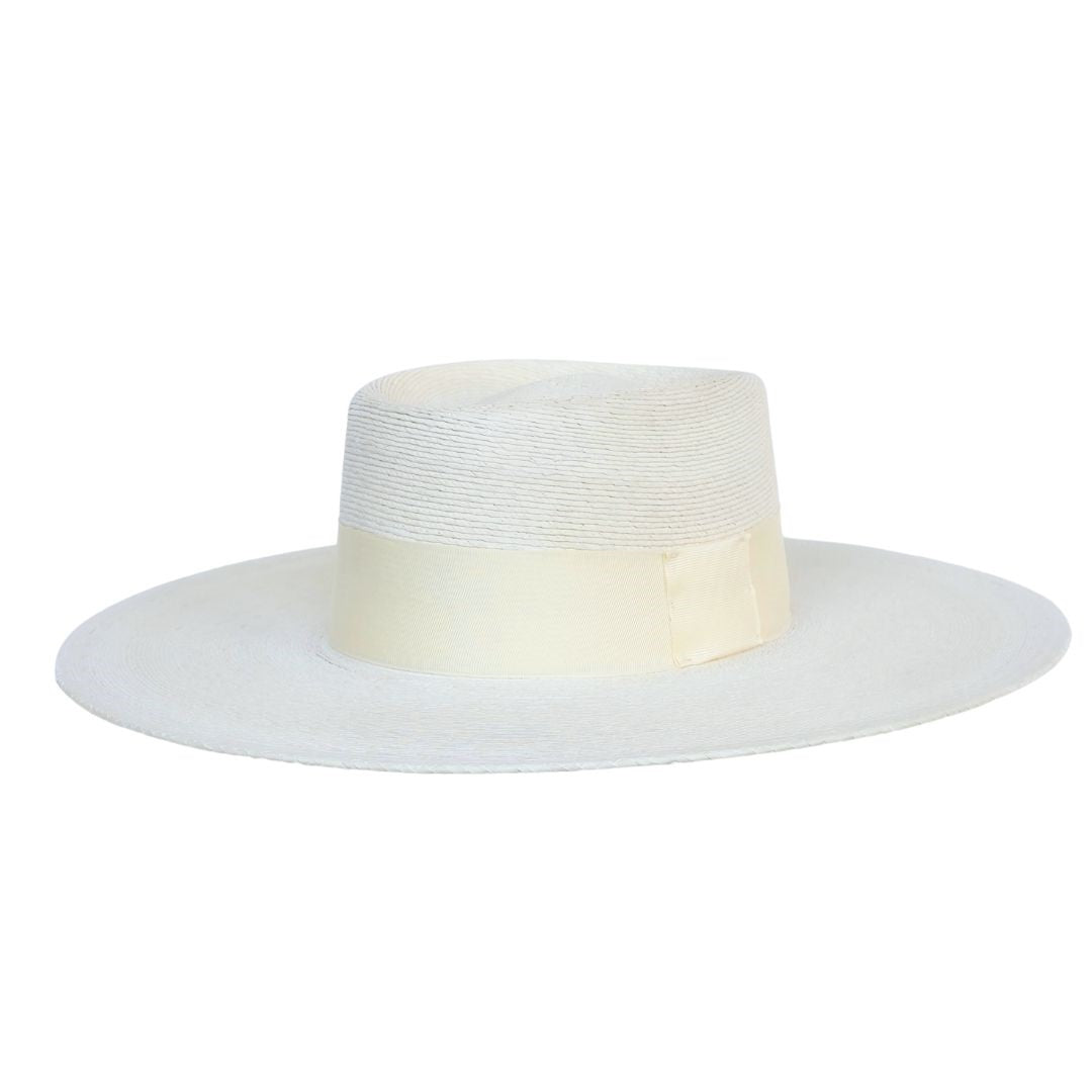 Devika Straw Telescope Crown Hat
