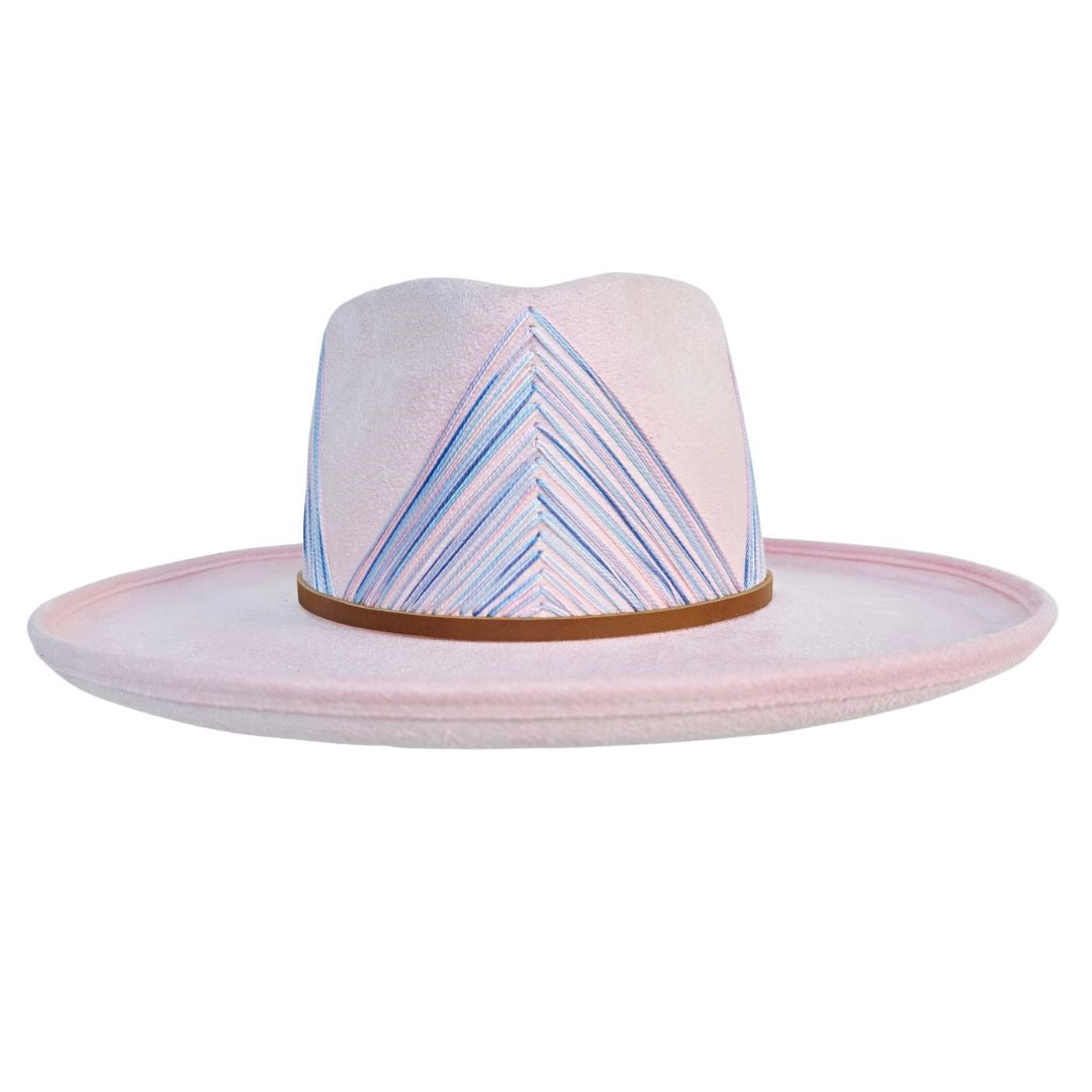 Eliana Diamond Crown Hat - Pink