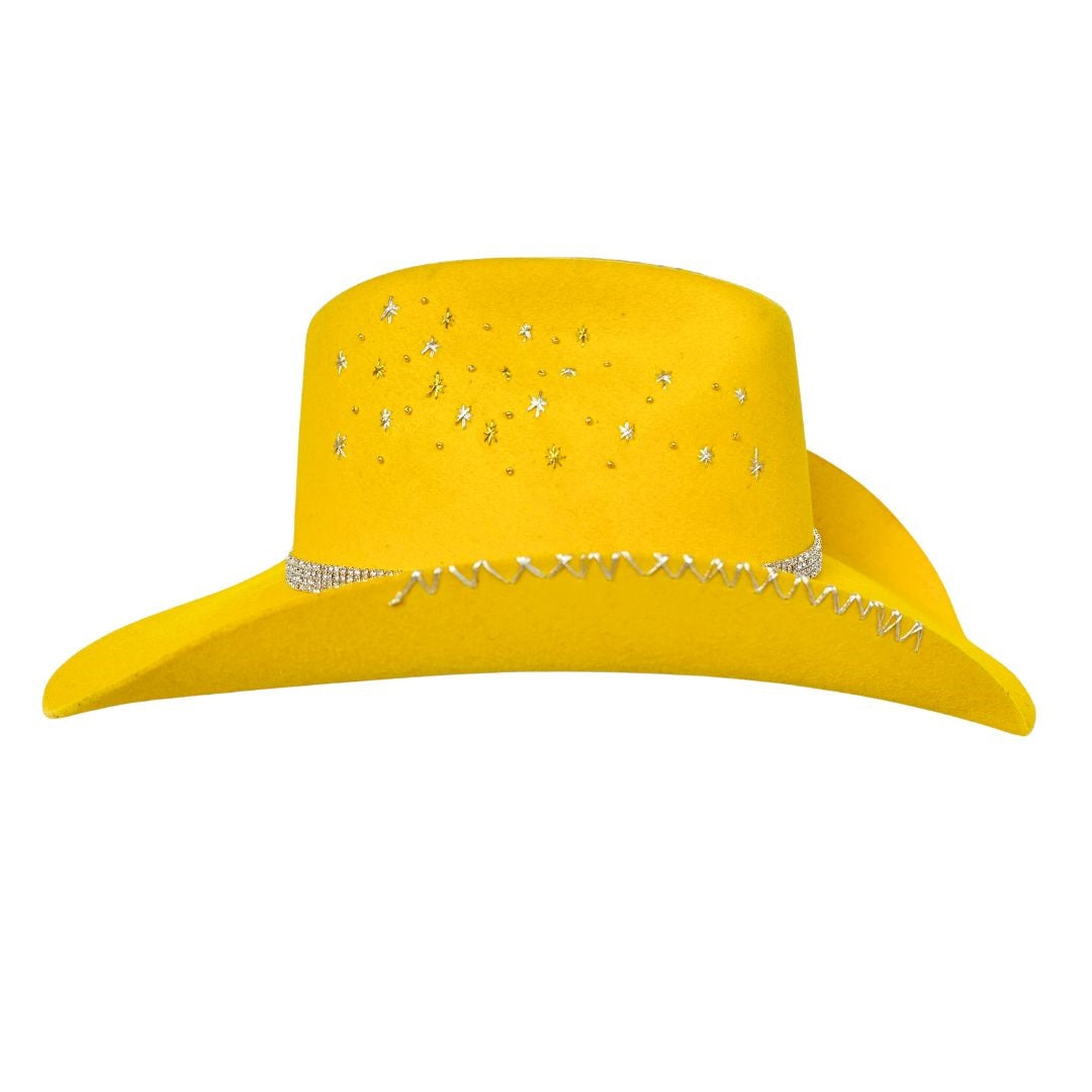 Elowen  Western Cowboy Crown Hat