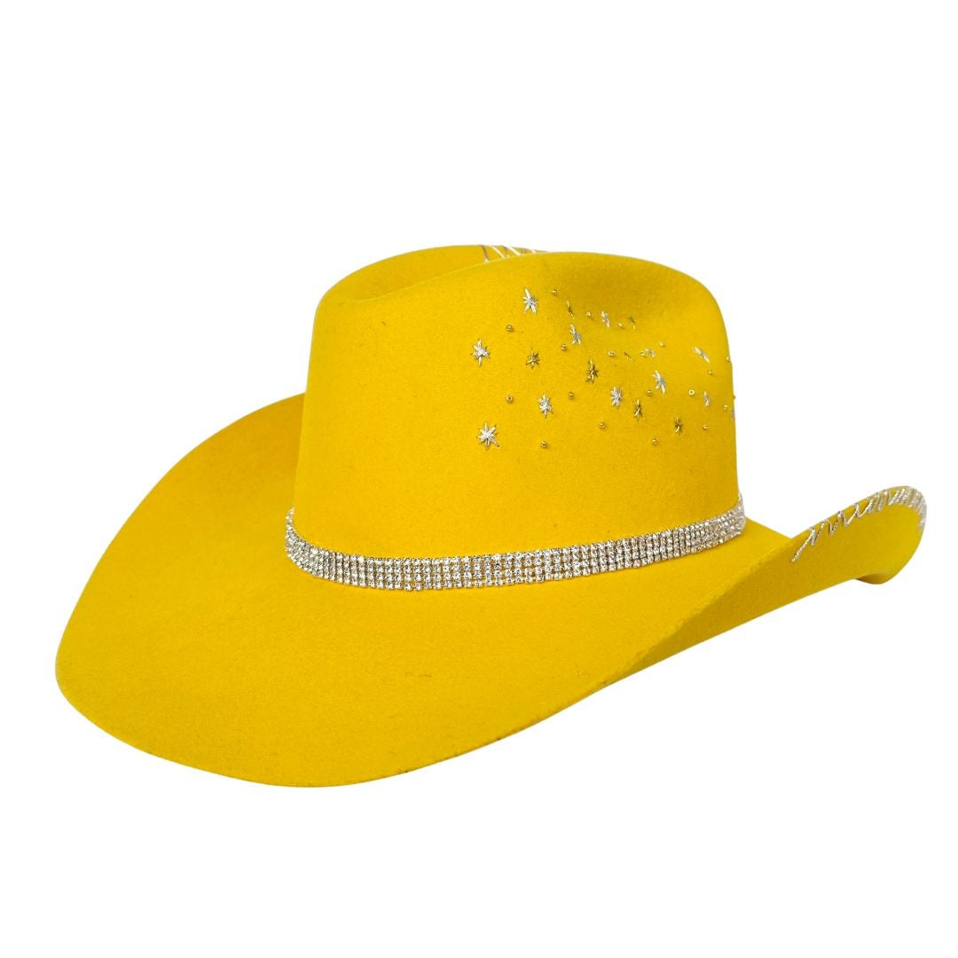 Elowen  Western Cowboy Crown Hat