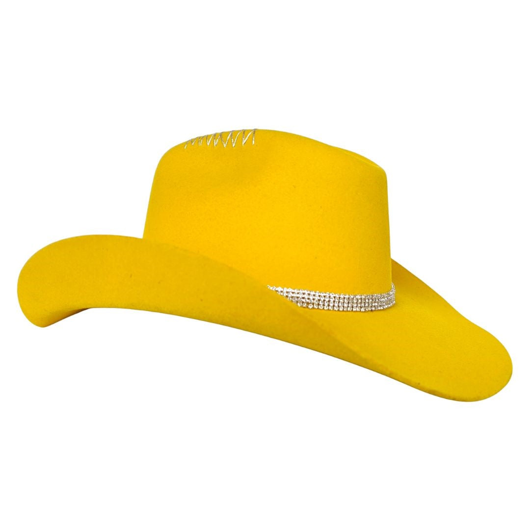 Elowen  Western Cowboy Crown Hat