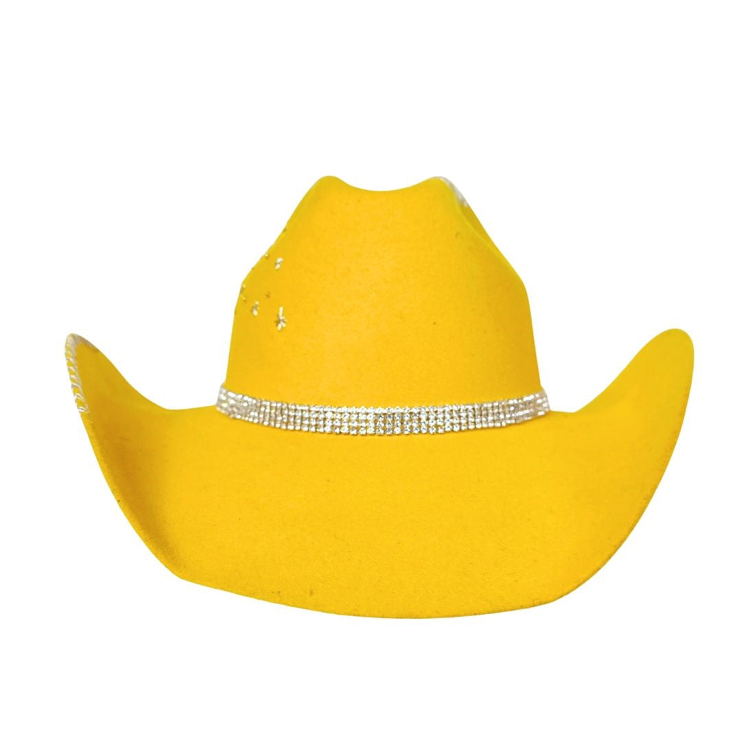 Elowen  Western Cowboy Crown Hat