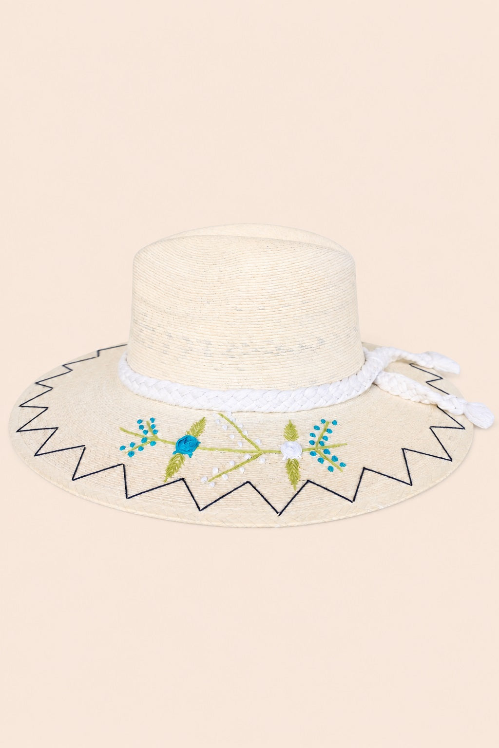 Evanthia Straw Indiana Crown Hat