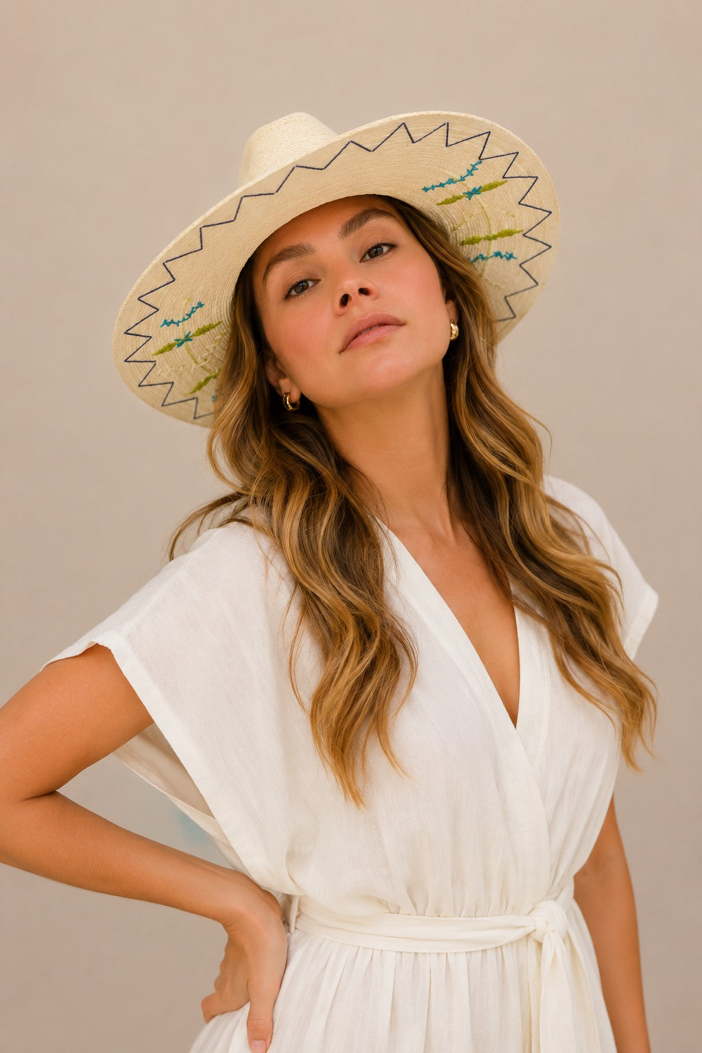 Evanthia Straw Indiana Crown Hat