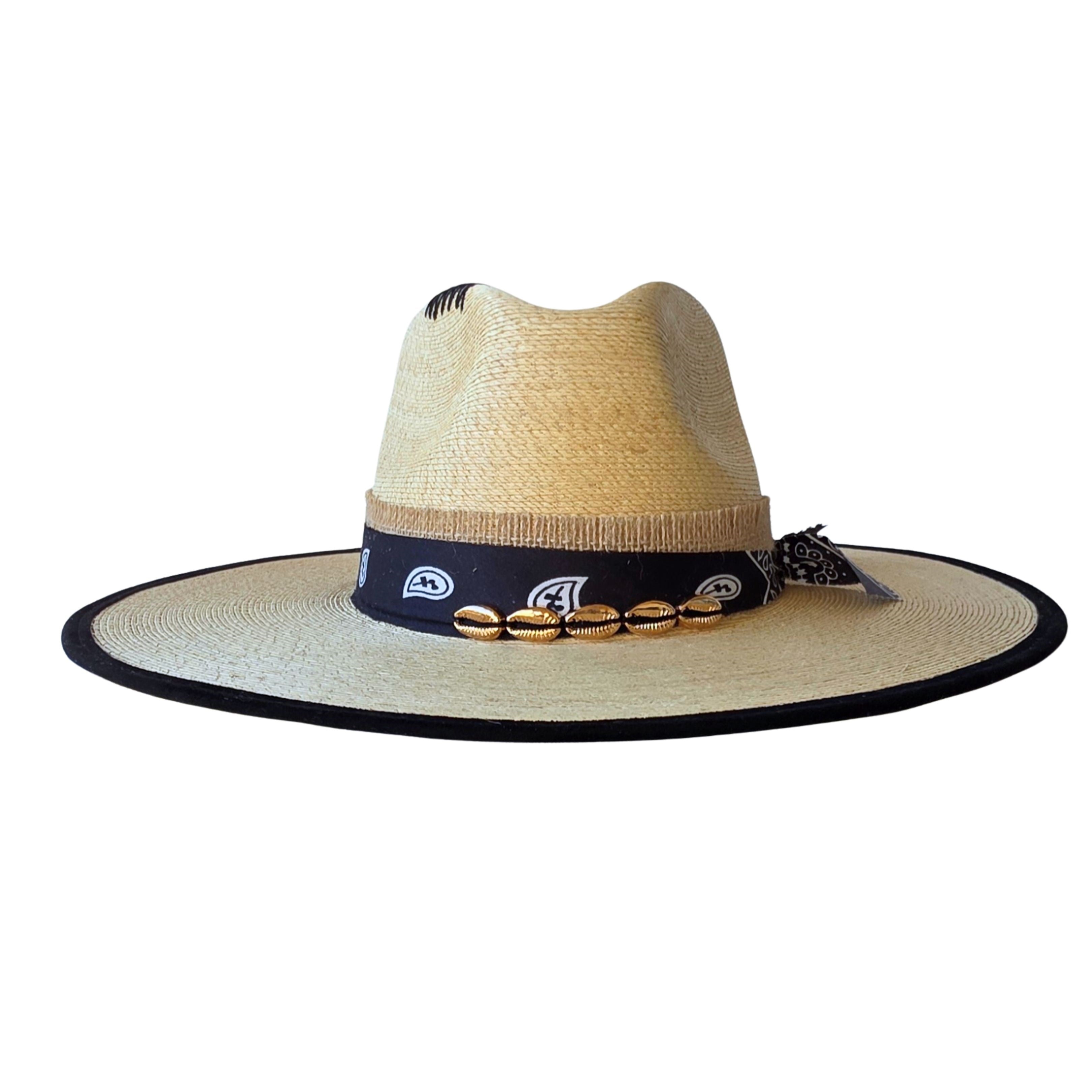 Foteini Straw Western Crown Hat