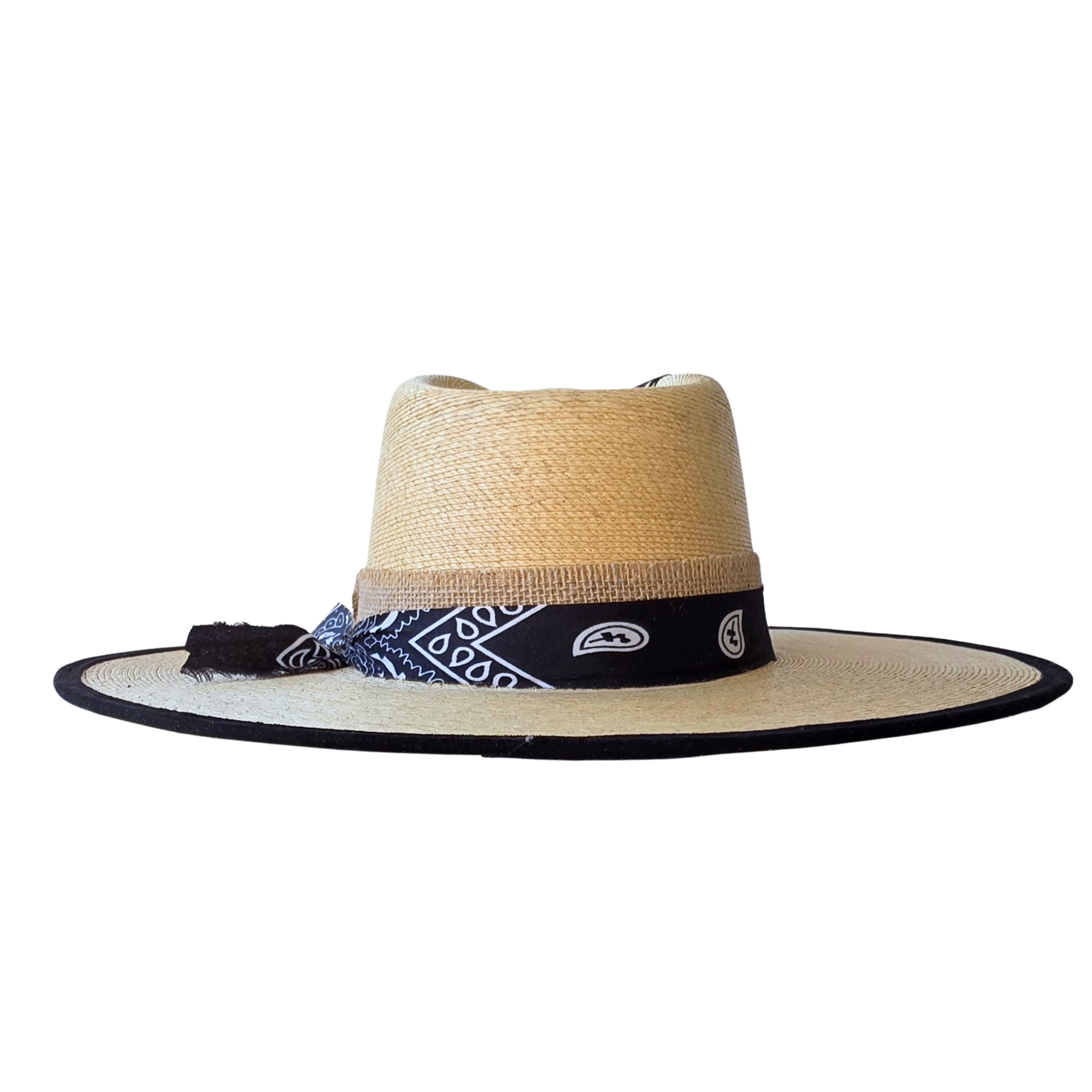 Foteini Straw Western Crown Hat