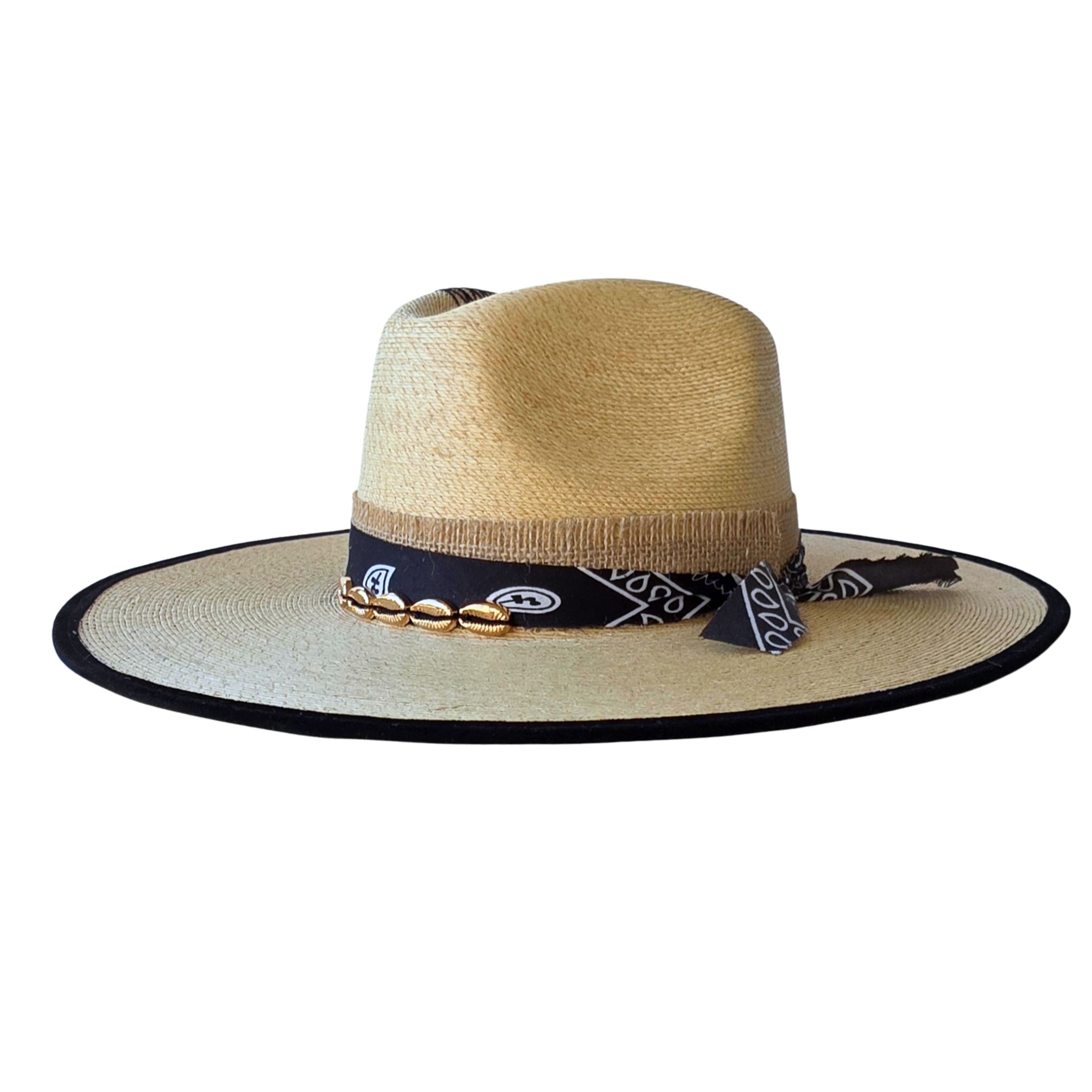 Foteini Straw Western Crown Hat
