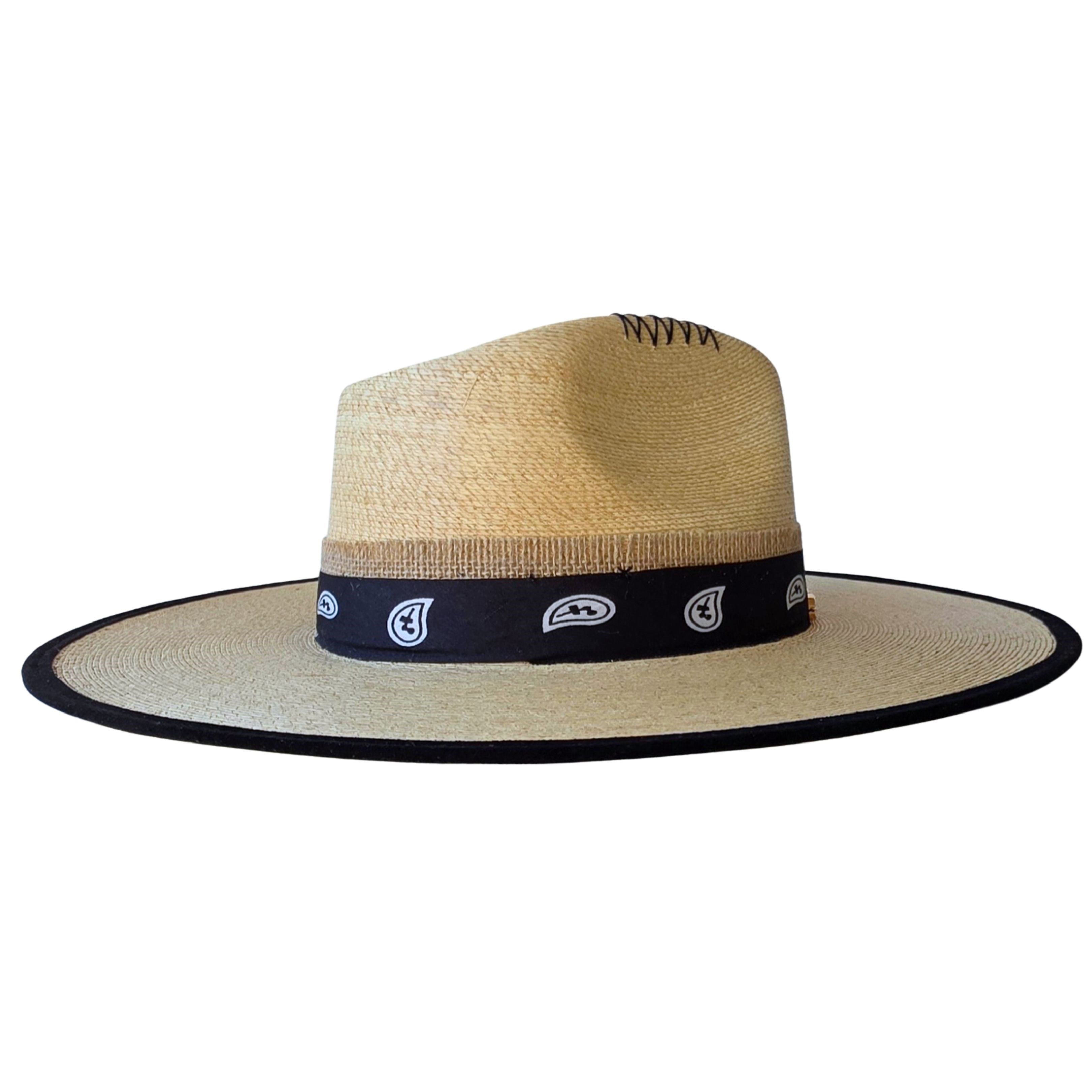 Foteini Straw Western Crown Hat