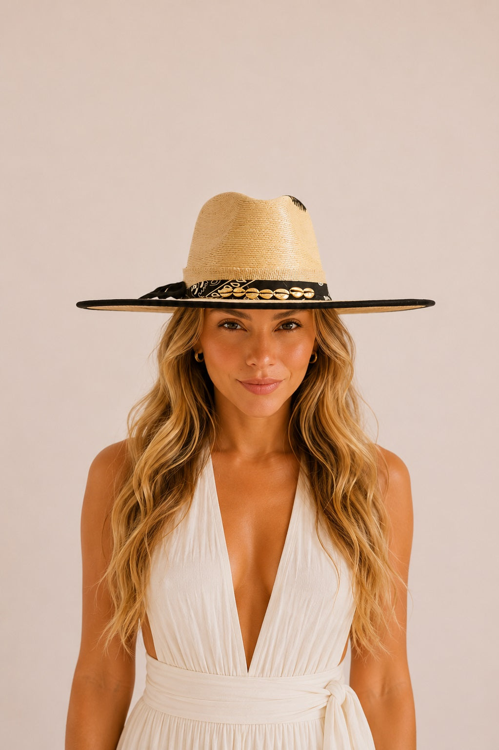 Foteini Straw Western Crown Hat