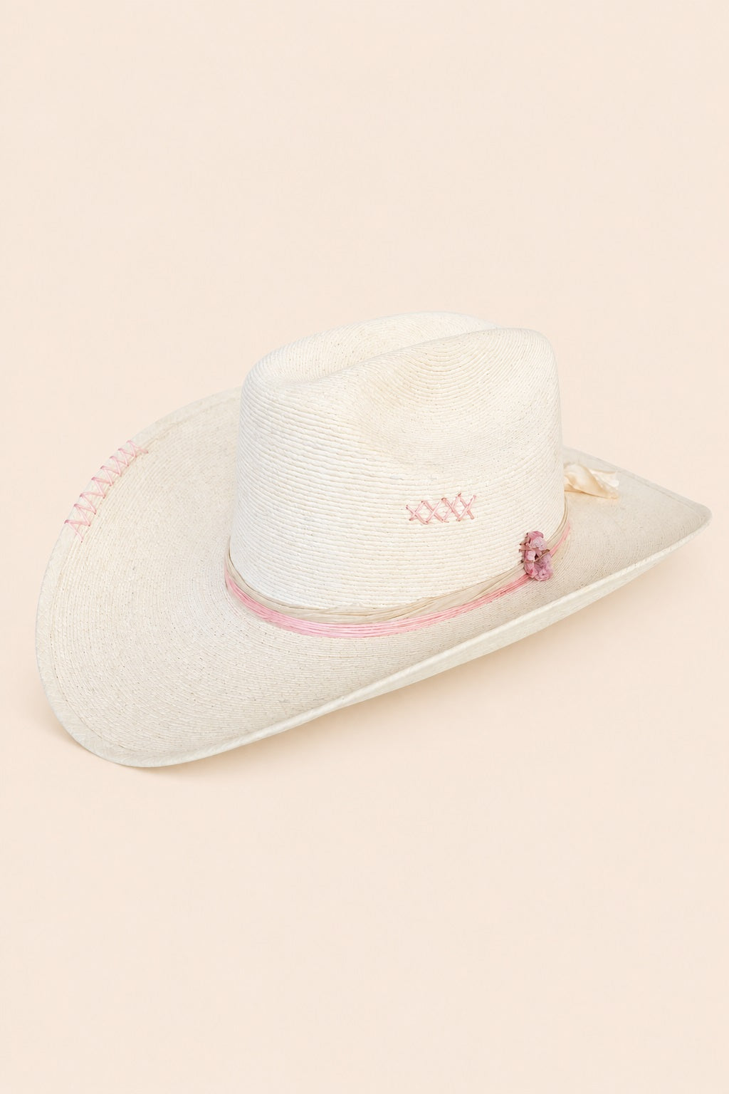 Giuliana Straw Cowboy Crown Hat