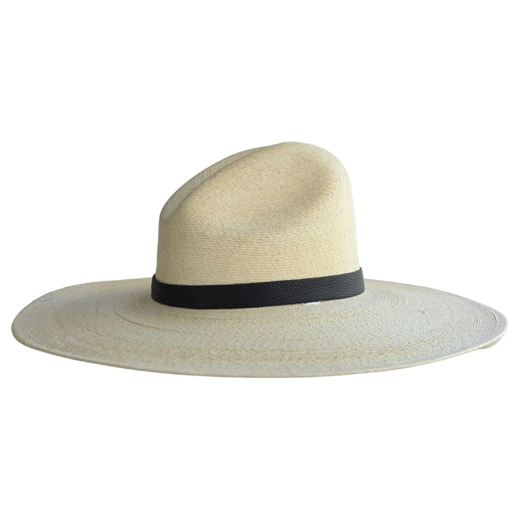 Gilberte Straw Western Crown Hat