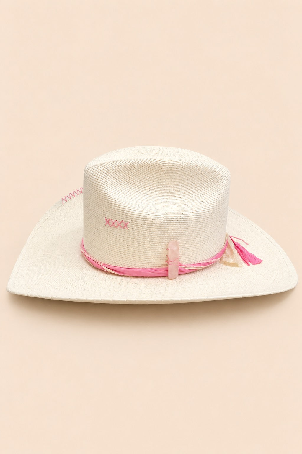 Giuliana Straw Cowboy Crown Hat