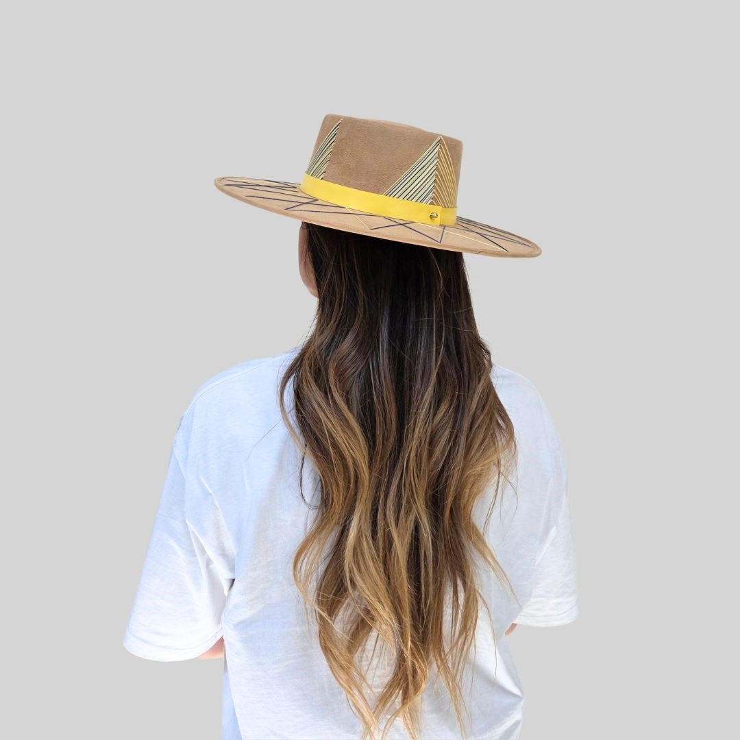Hallie Telescope Crown Hat