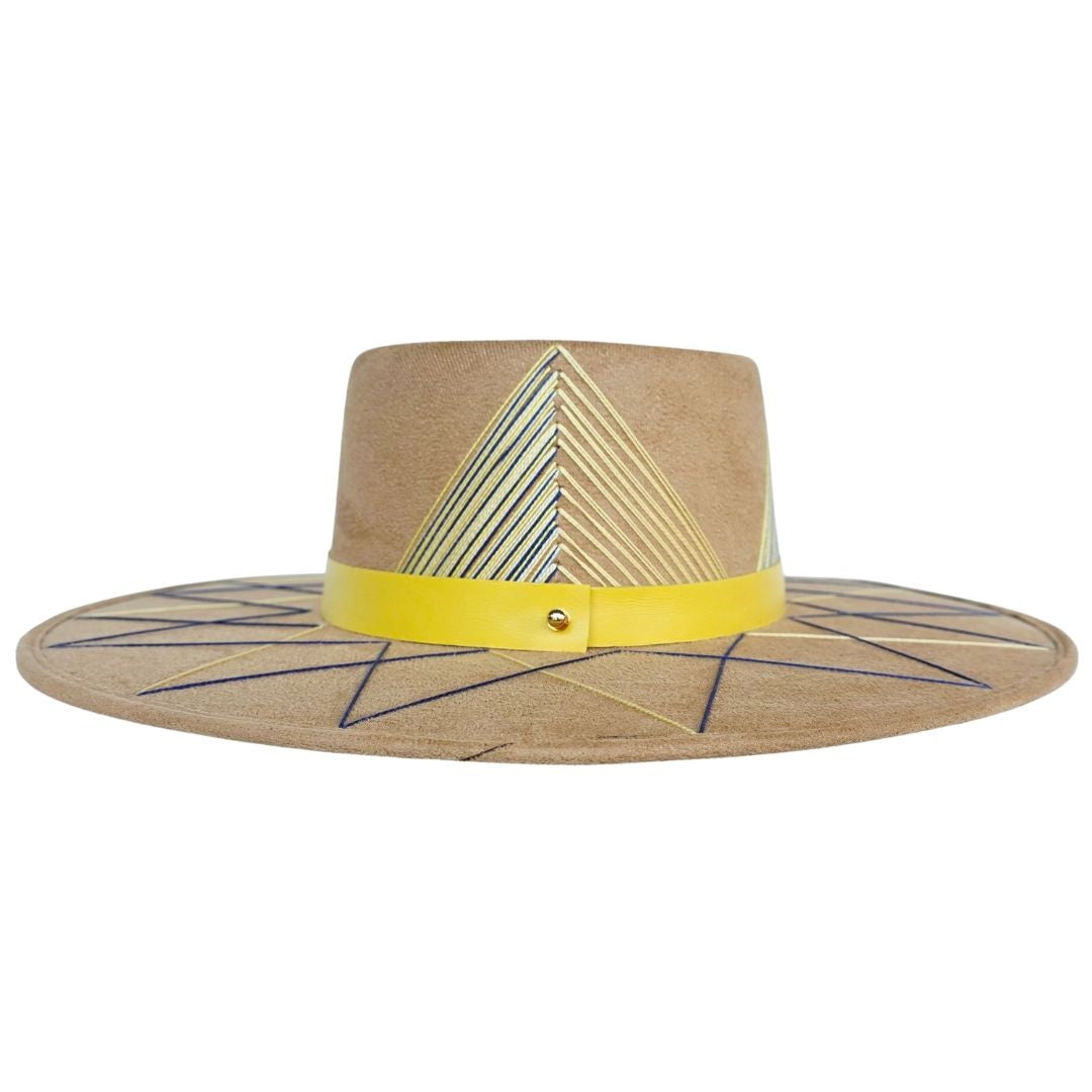 Hallie Telescope Crown Hat