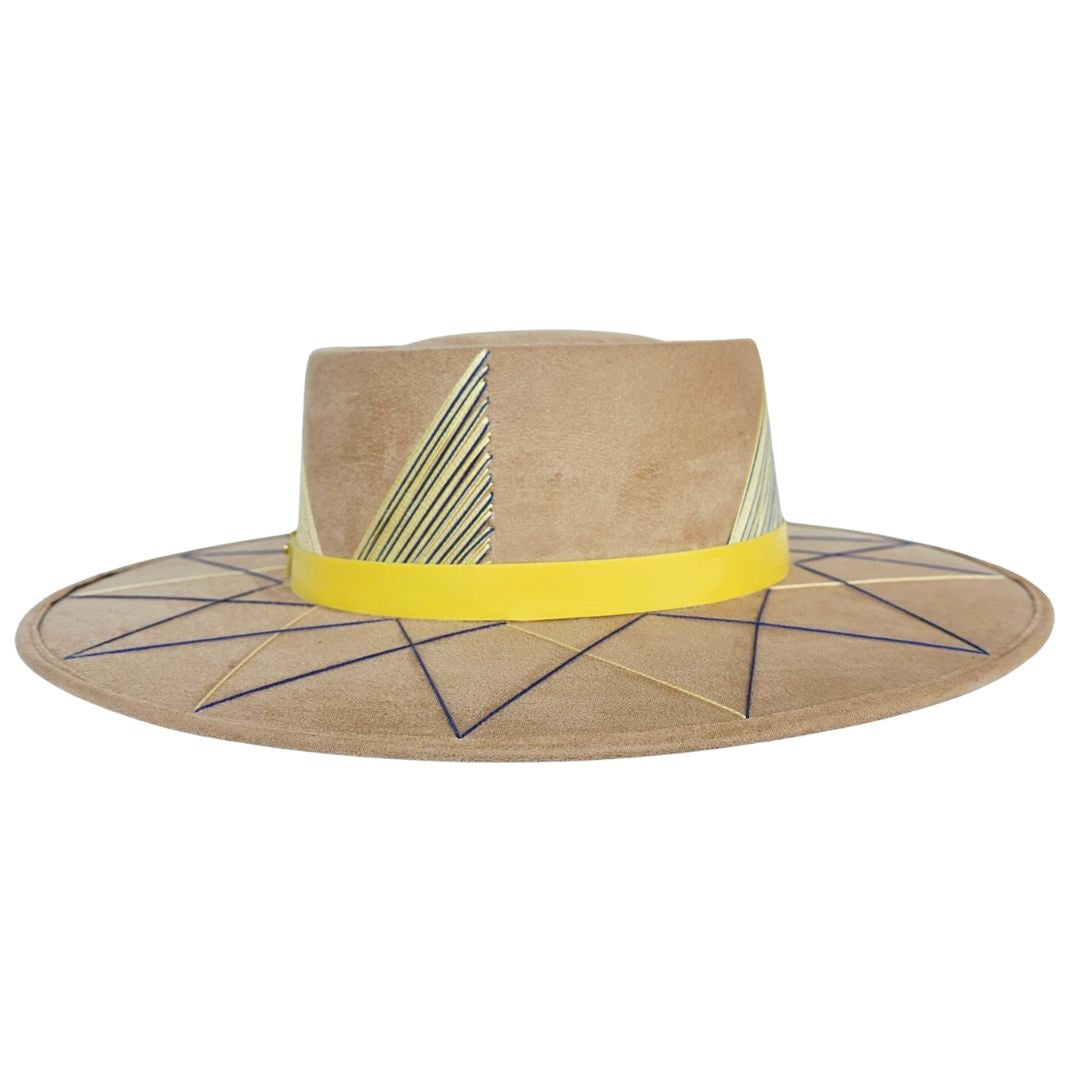 Hallie Telescope Crown Hat