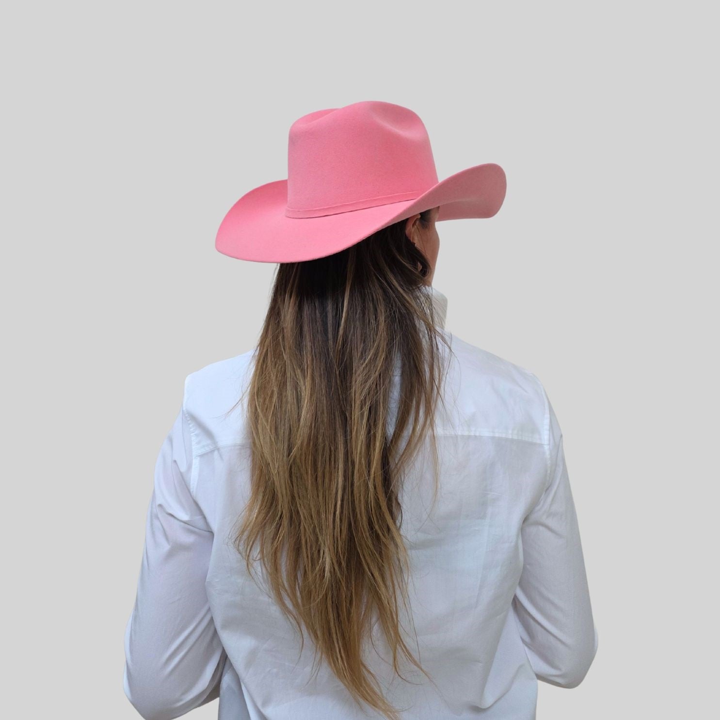 Hamish Western Cowboy Crown Hat - Pink