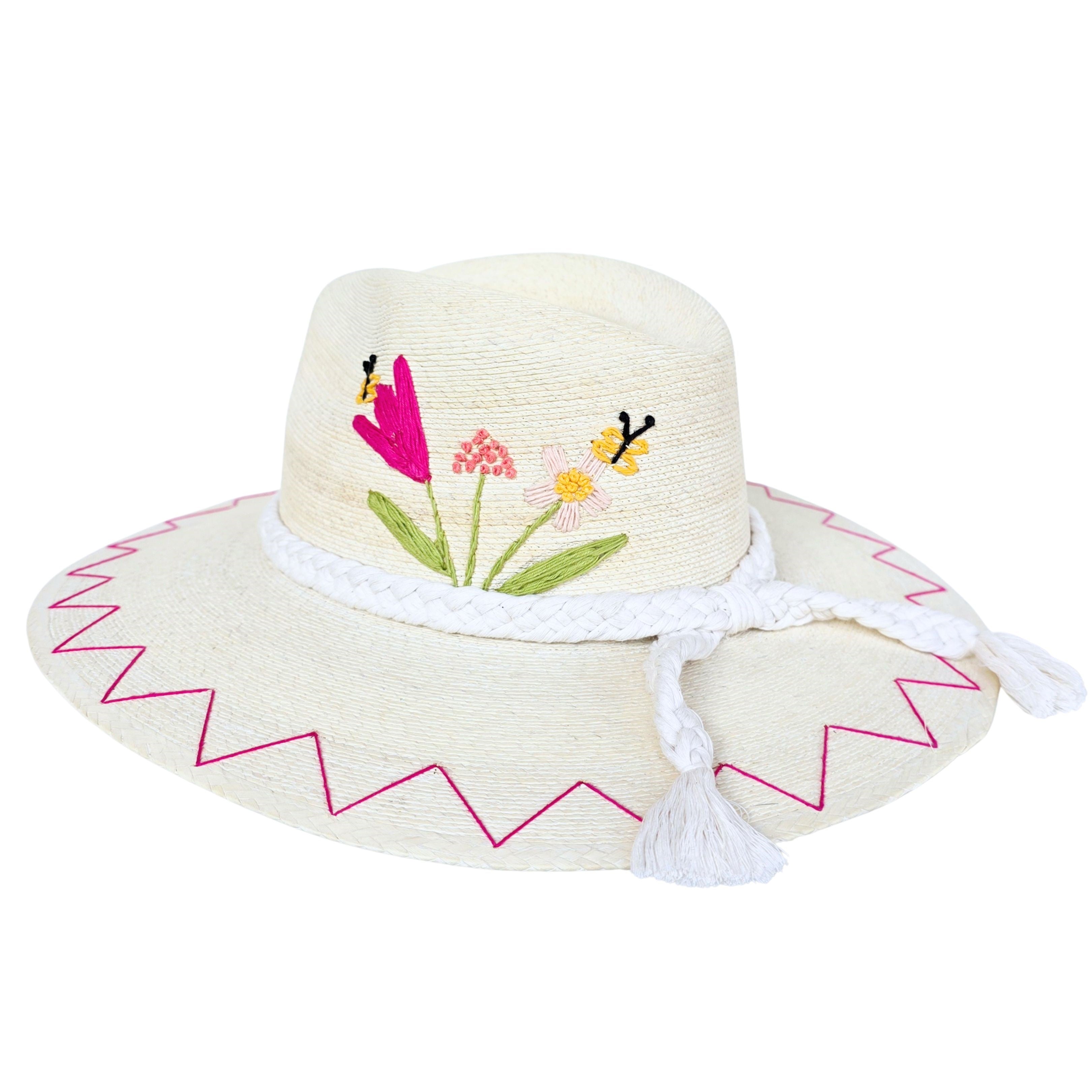 Ioulia Straw Indiana Crown Hat