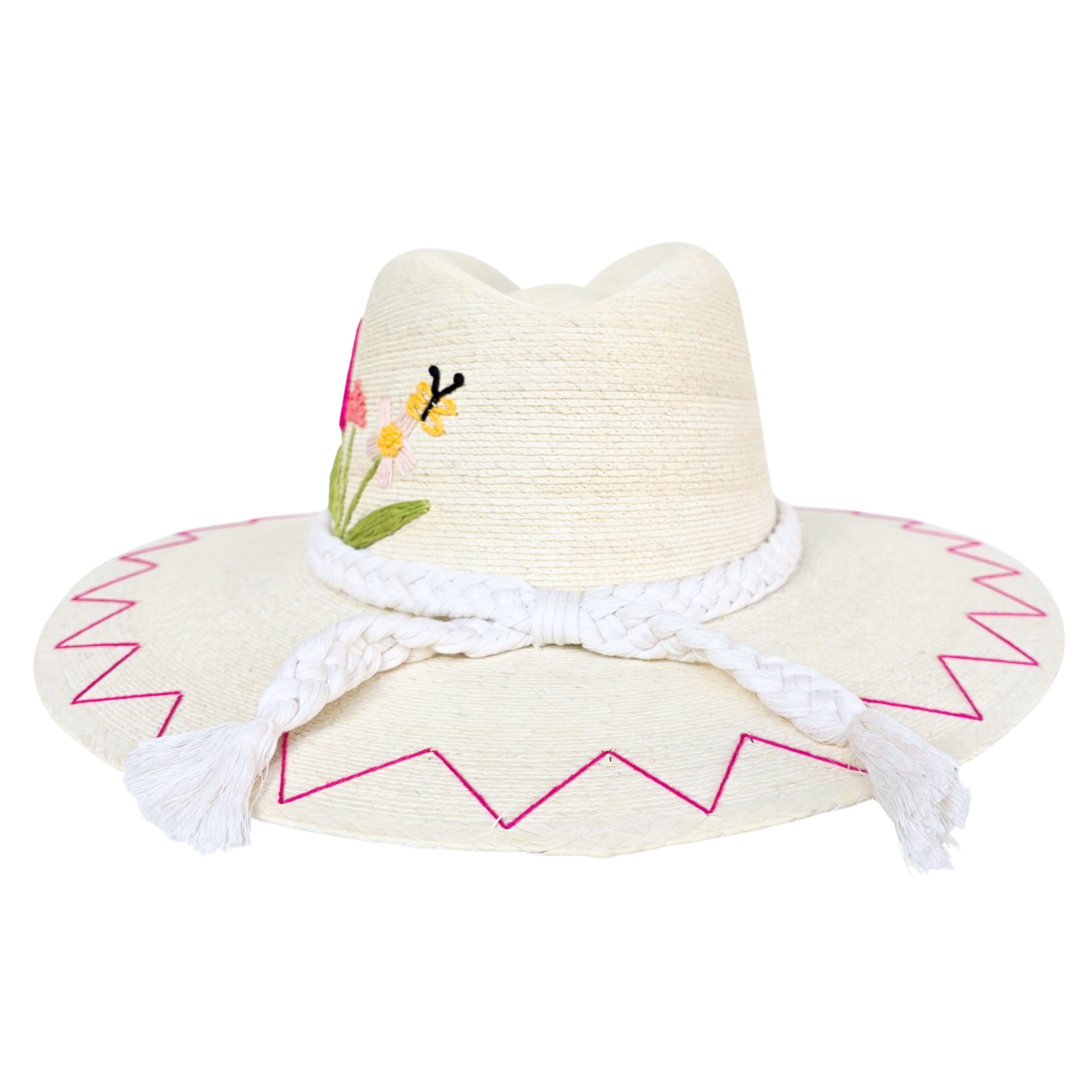 Ioulia Straw Indiana Crown Hat